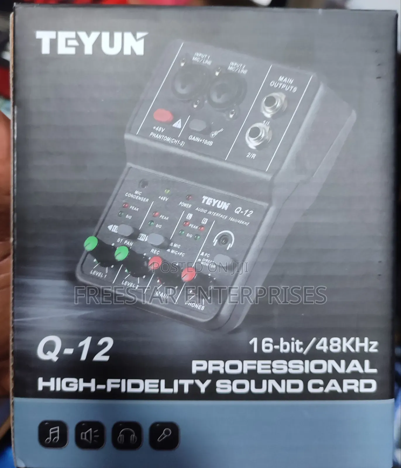 Teyun Q12 Professional High Fidelity Sound Card.