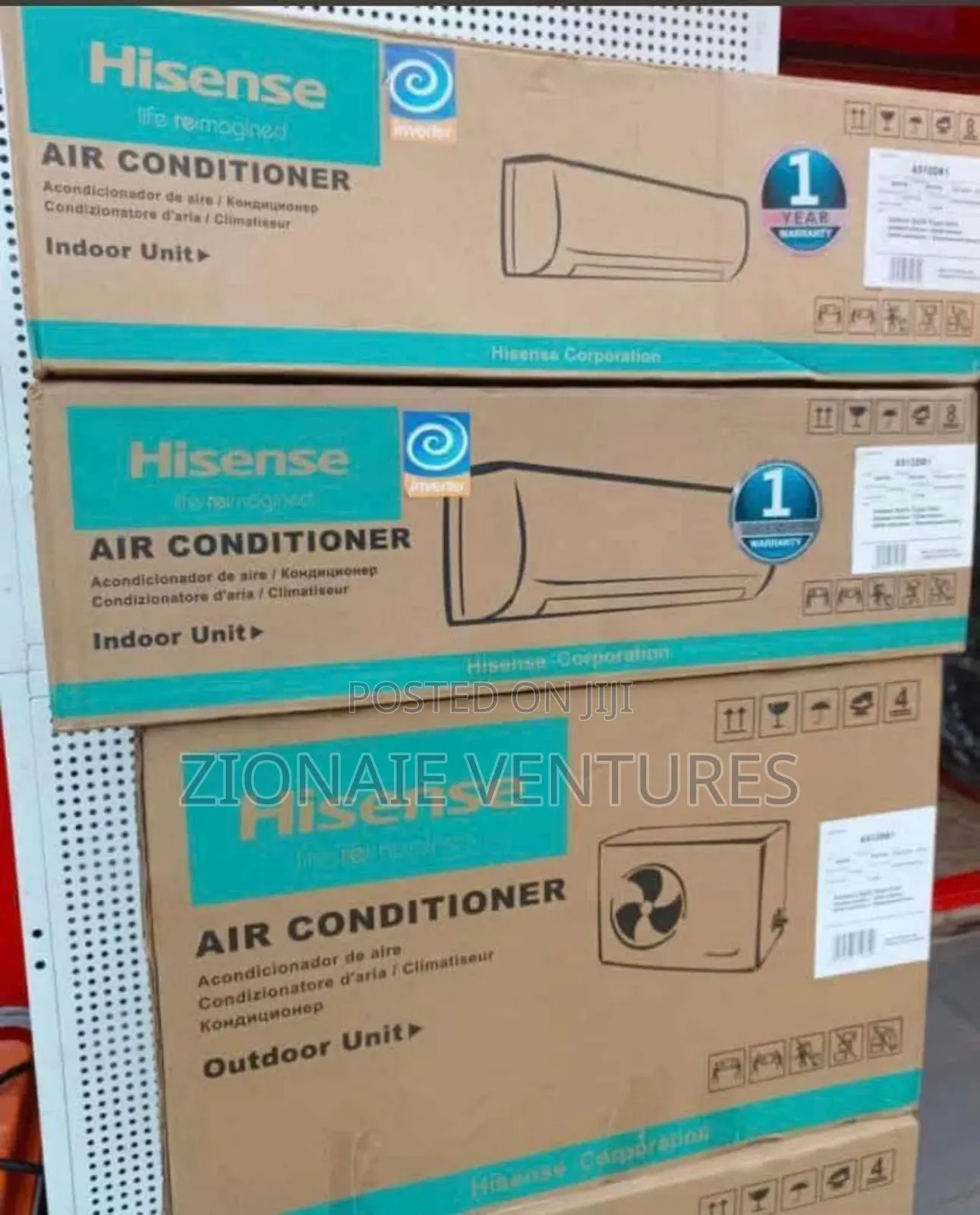 Hisense 1.5hp Copper Split Ac R410 Gas, Inverter White