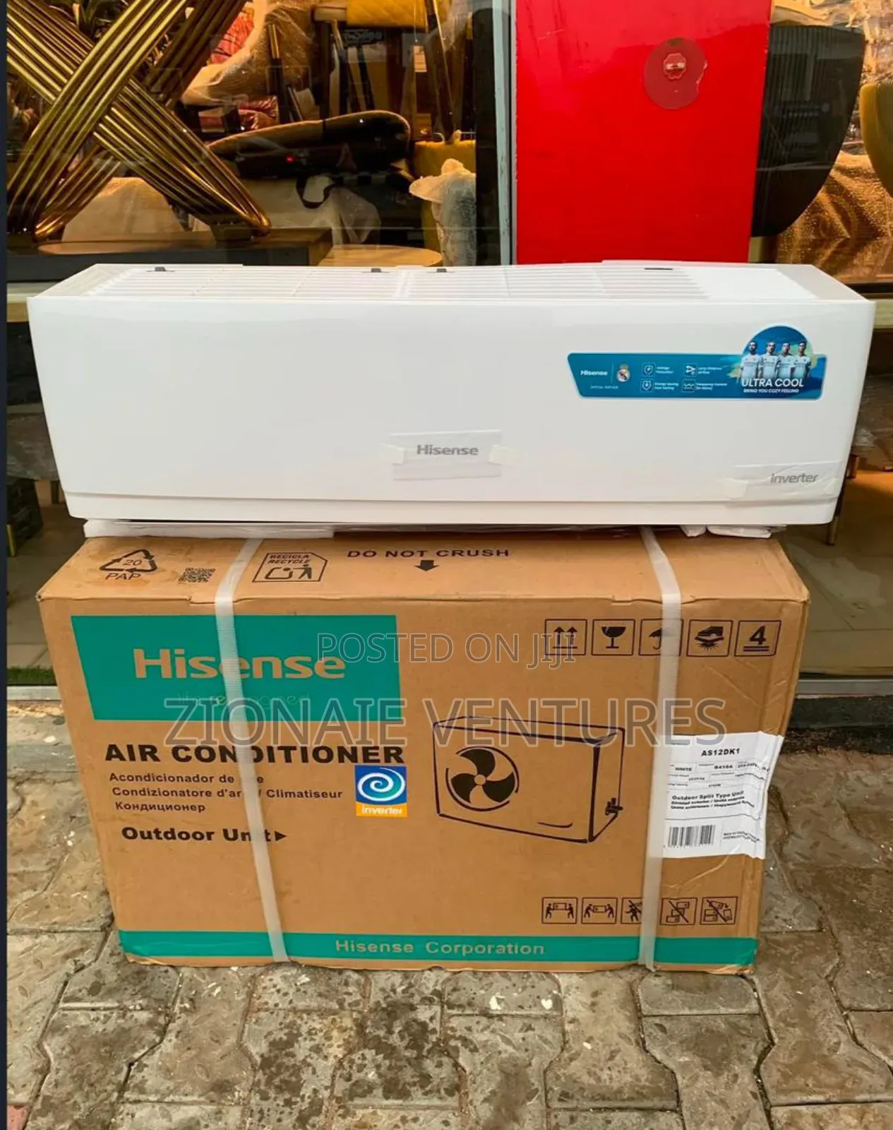Hisense 1.5hp Copper Split Ac R410 Gas, Inverter White