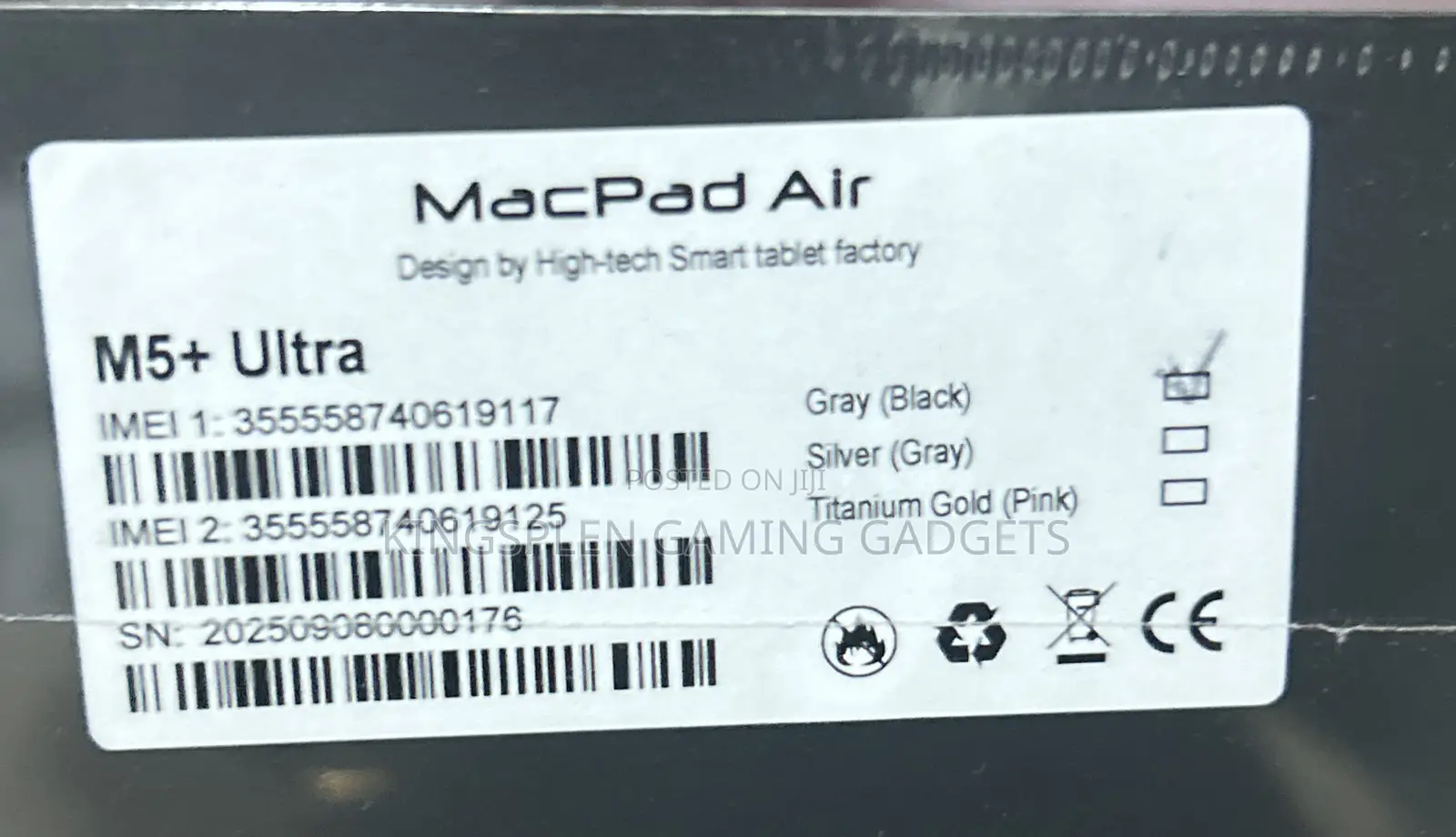 New MacPad Air M5+ Ultra 1 TB Black