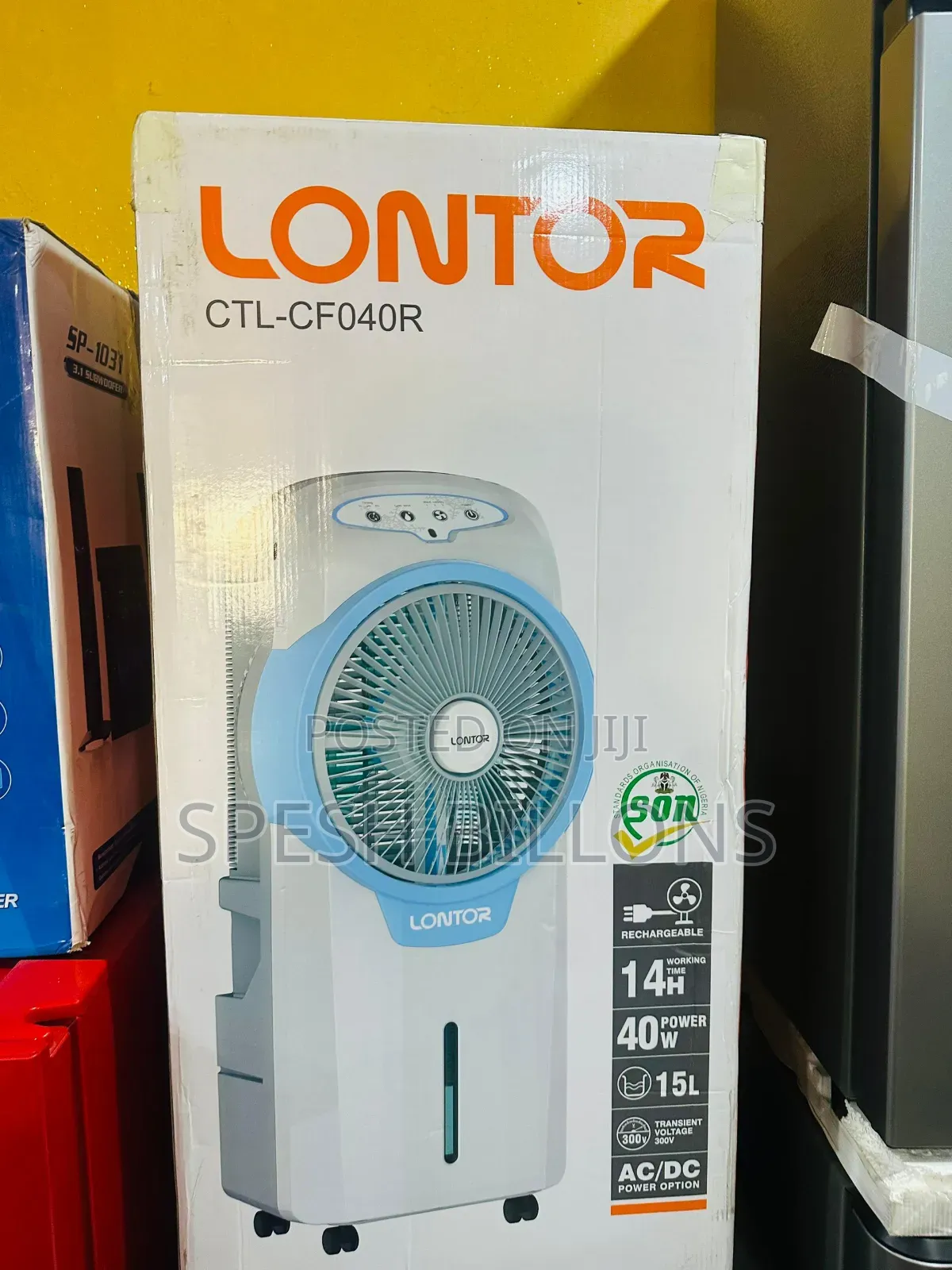 Mobile Rechargeable Air Cooler. Last14hr Remote Control Chills Like Ac