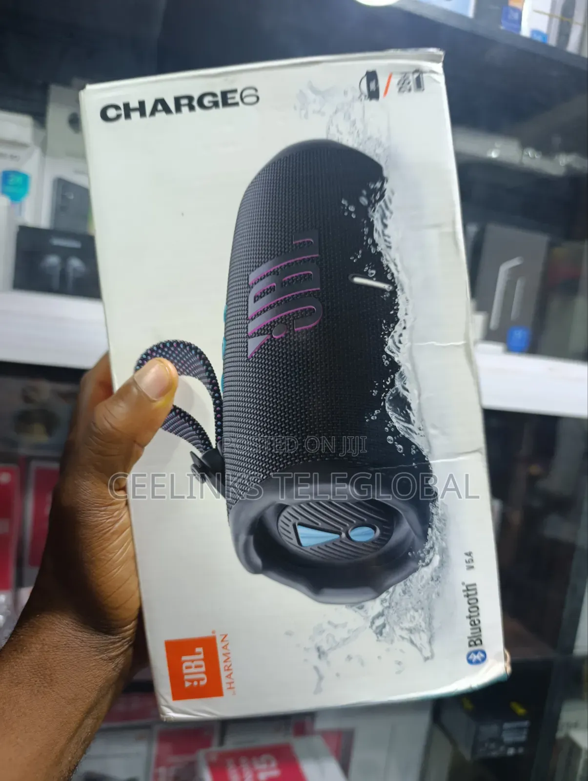 Jbl Charge 6 Portable Bluetooth Speaker Black