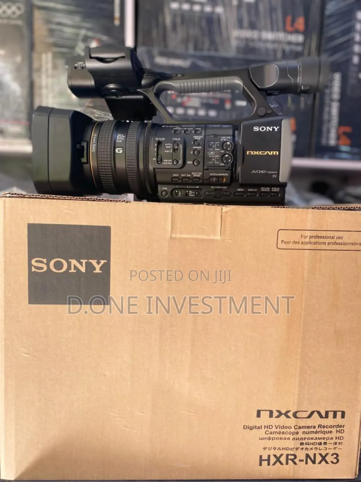 Sony Nx3 Professional Full Hd Camcorder
