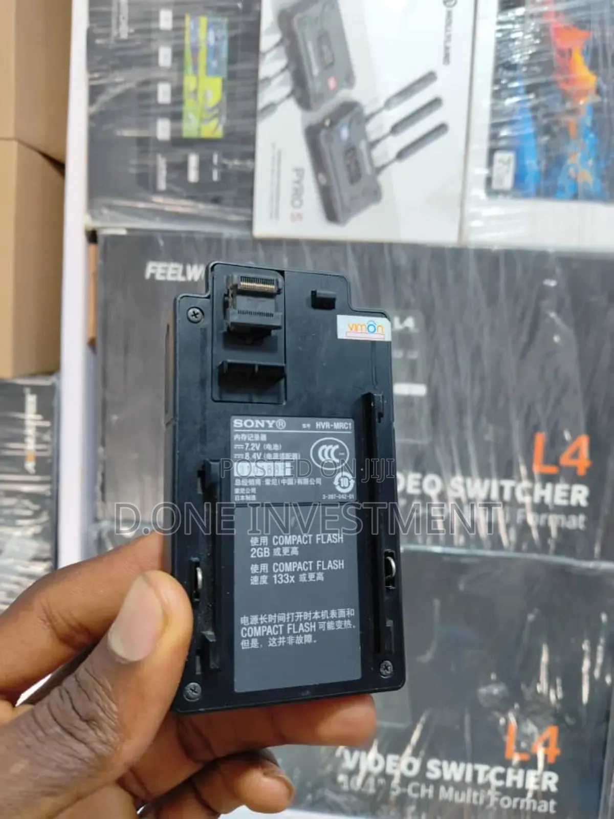 Sony Z5 Video Camera With Memory Card Adapter
