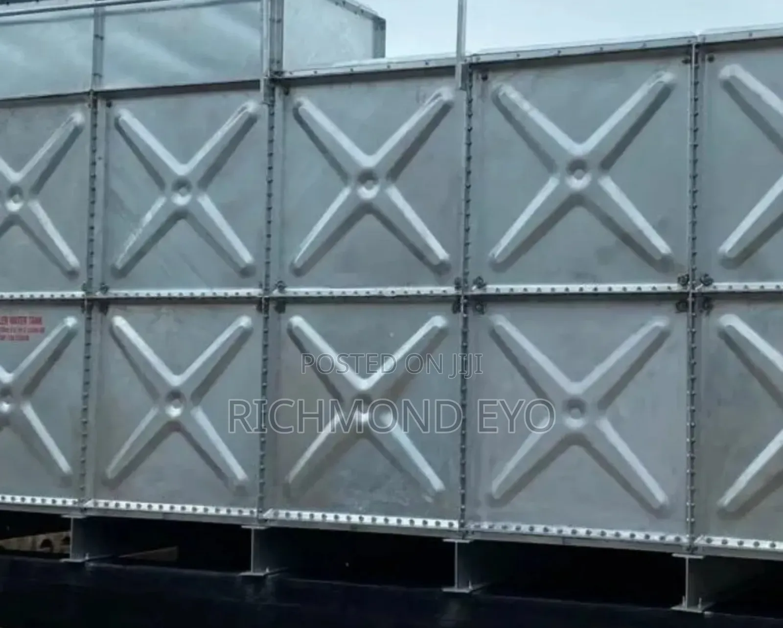 Sectional Mild Steel Tank and Accessories