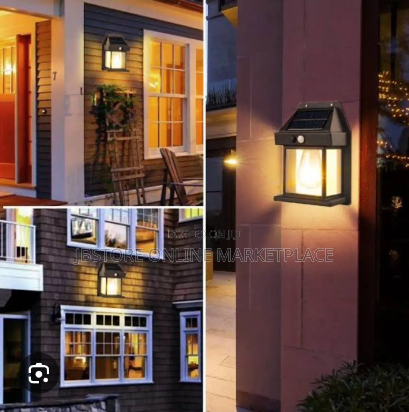 Solar-Powered Wall Lamp Motion-Sensing Technology,Often 4used Security
