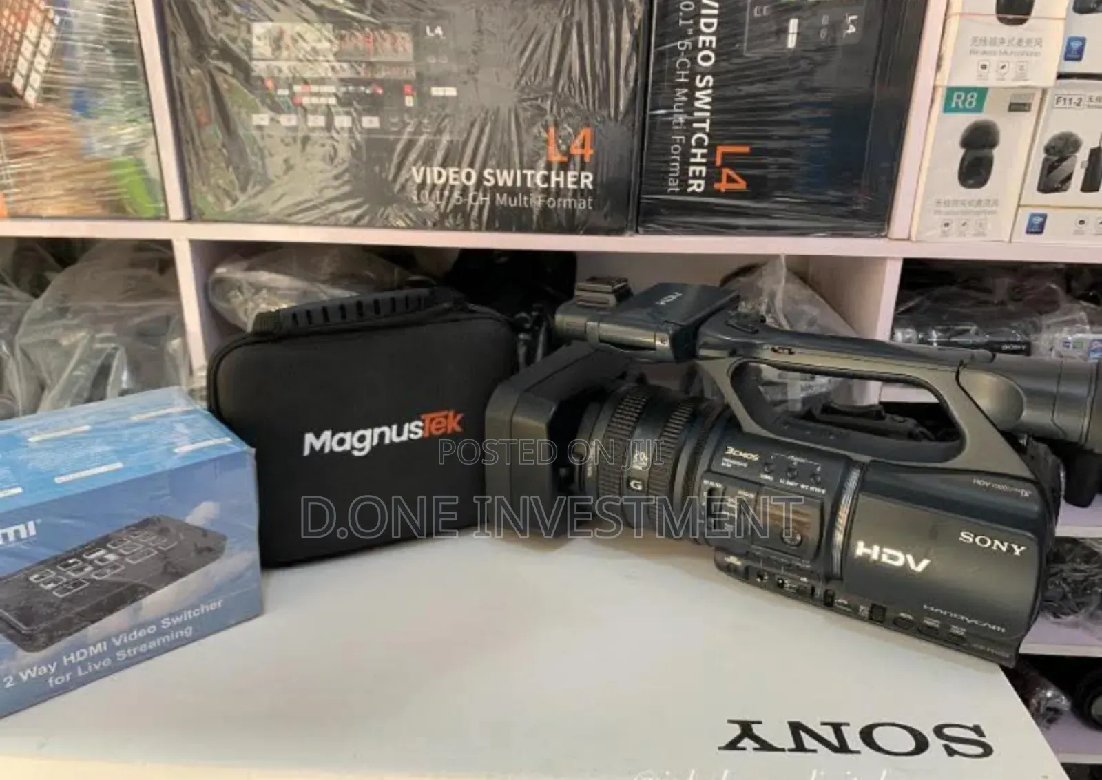 Sony Fx1000 Camera + Wireless Transmitter and 2way Hdmi Video Mixer