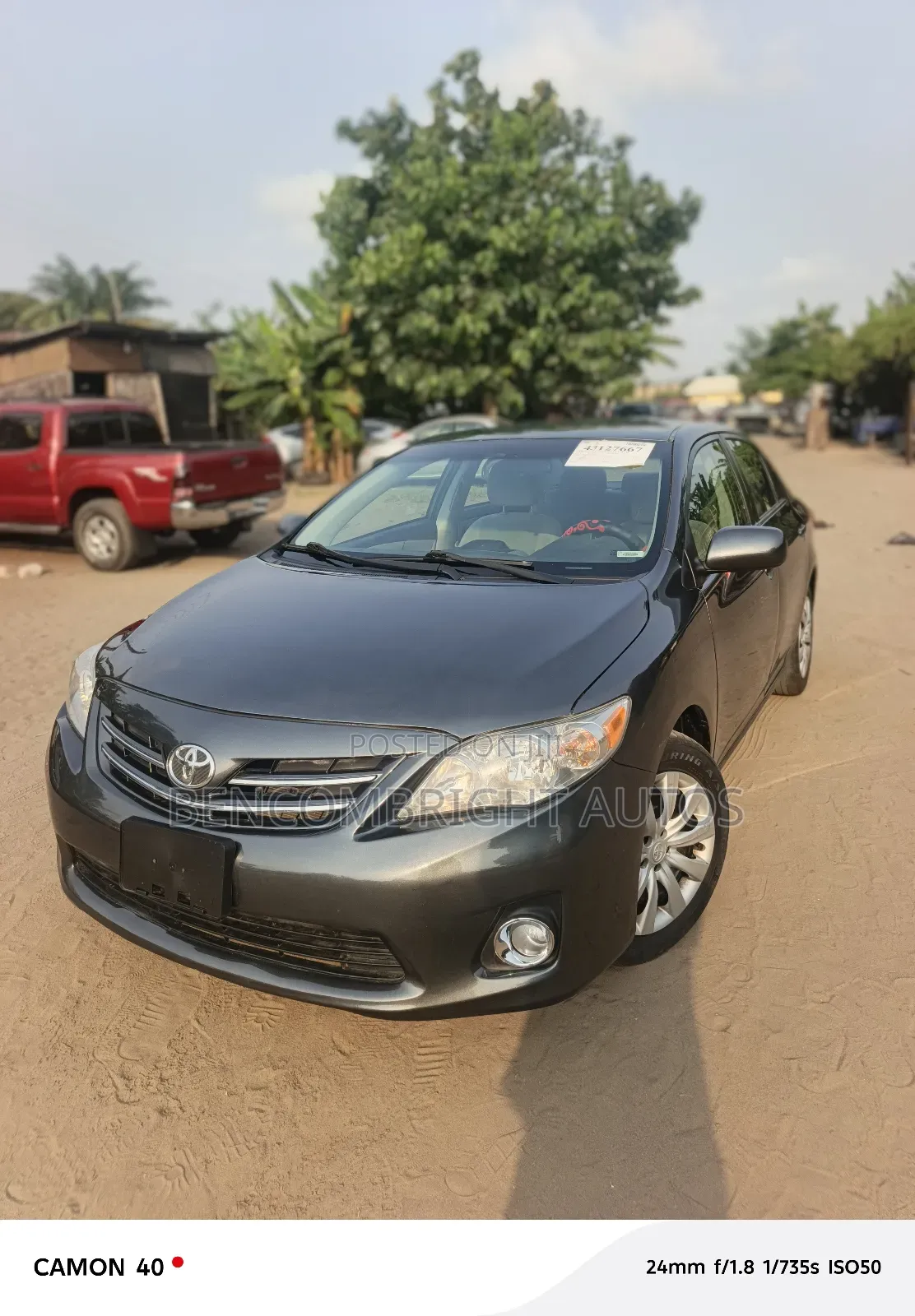 Toyota Corolla LE 4dr Sedan (1.8L 4cyl 4A) 2013 Gray