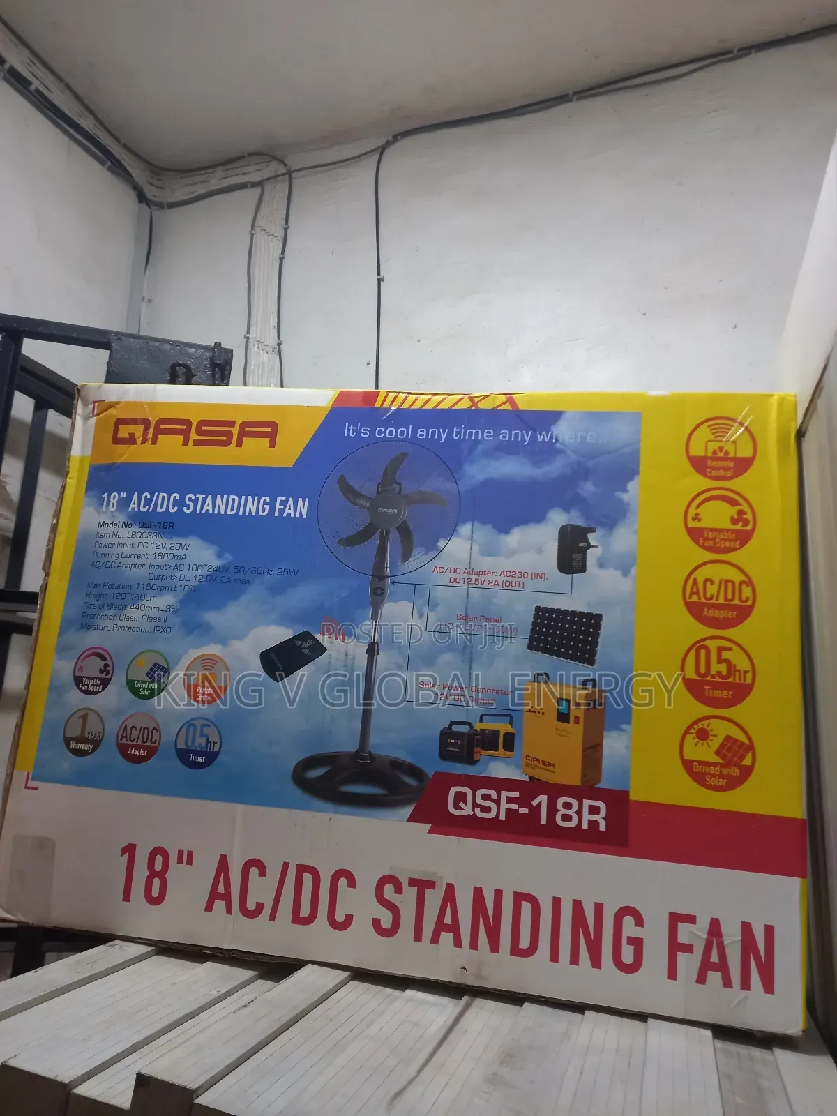 Gasa 18inches Standing Ac/Dc Fan