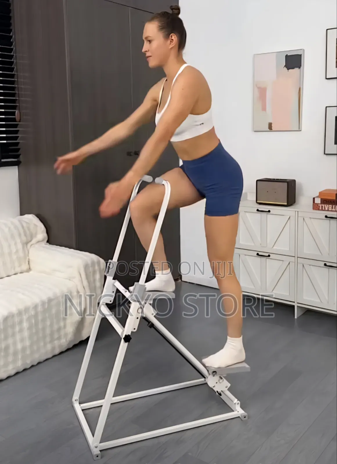 Foldable Stair Climber Exercise Machine