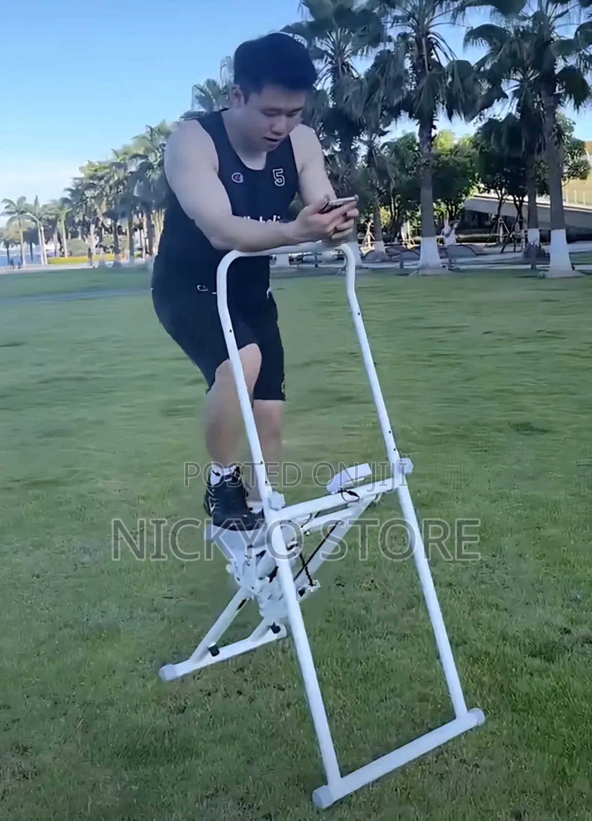 Foldable Stair Climber Exercise Machine