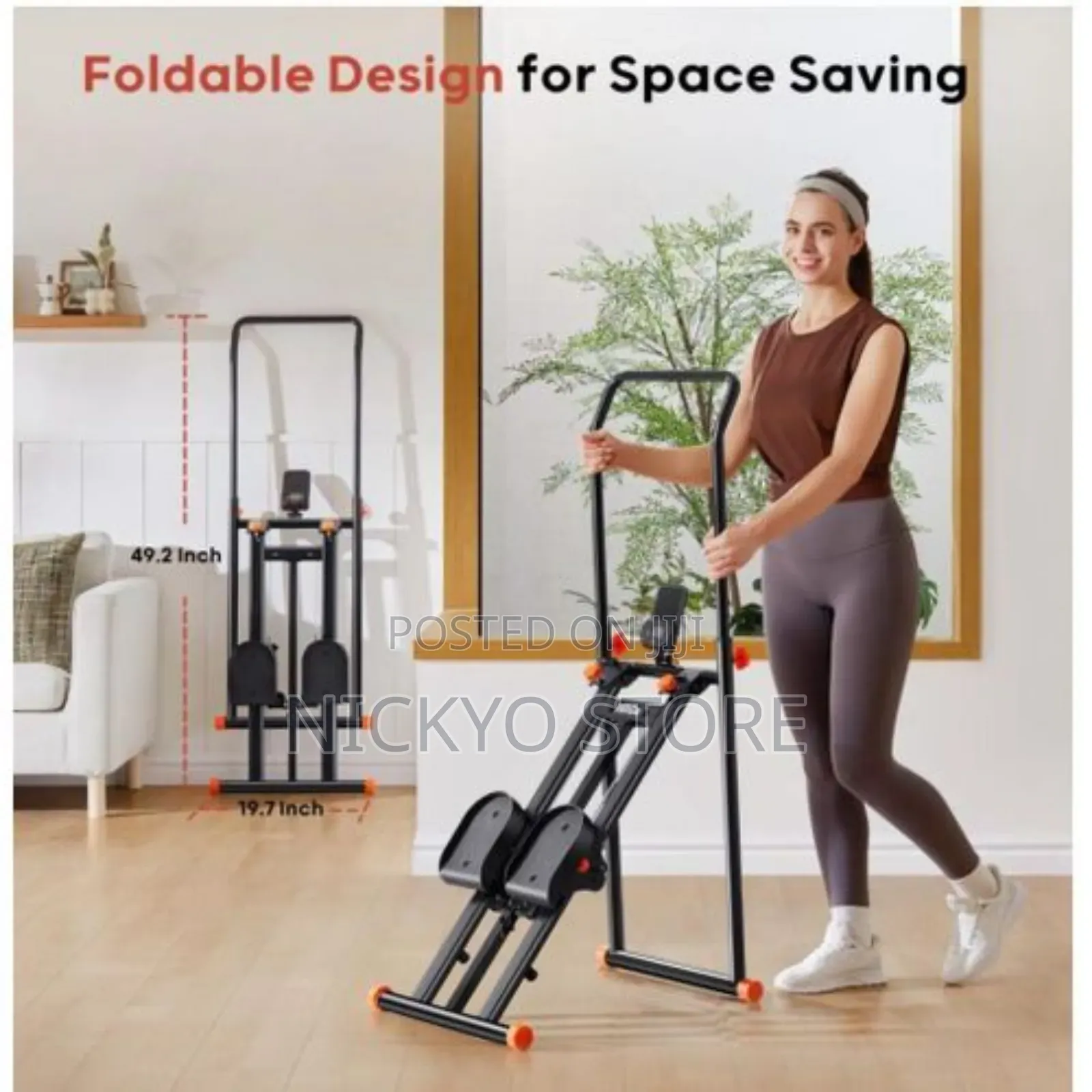Foldable Stair Climber Exercise Machine