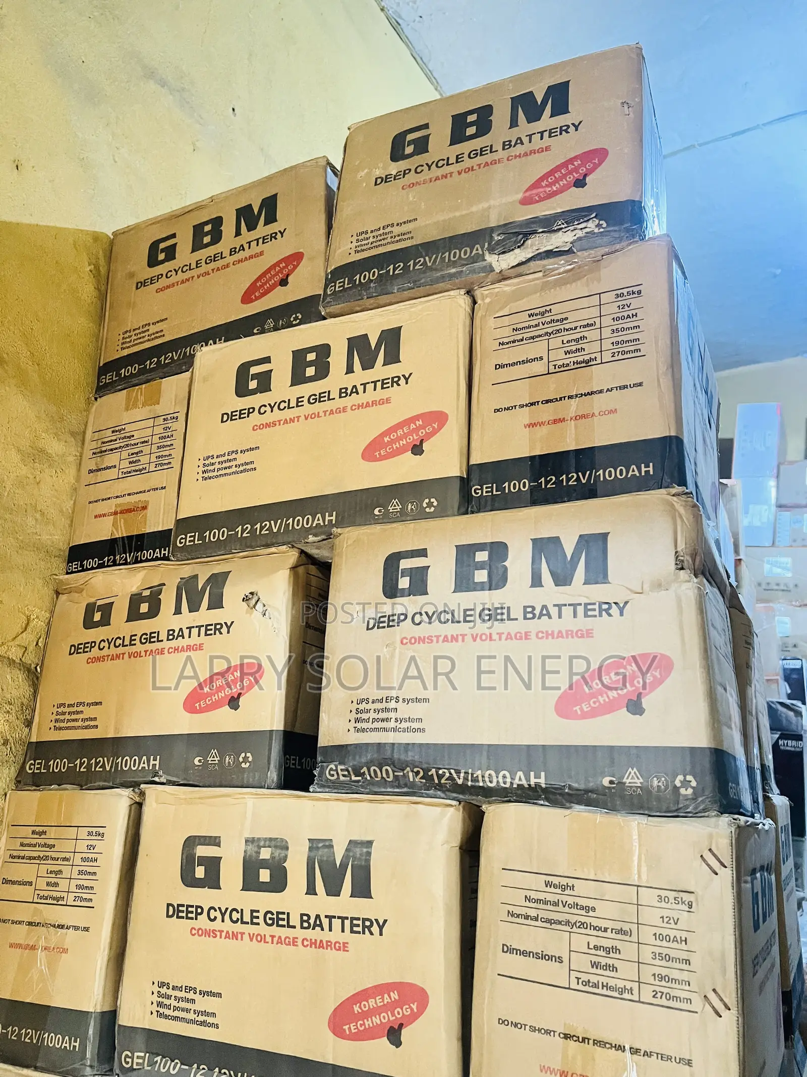 100ah G.B.M Gel Battery