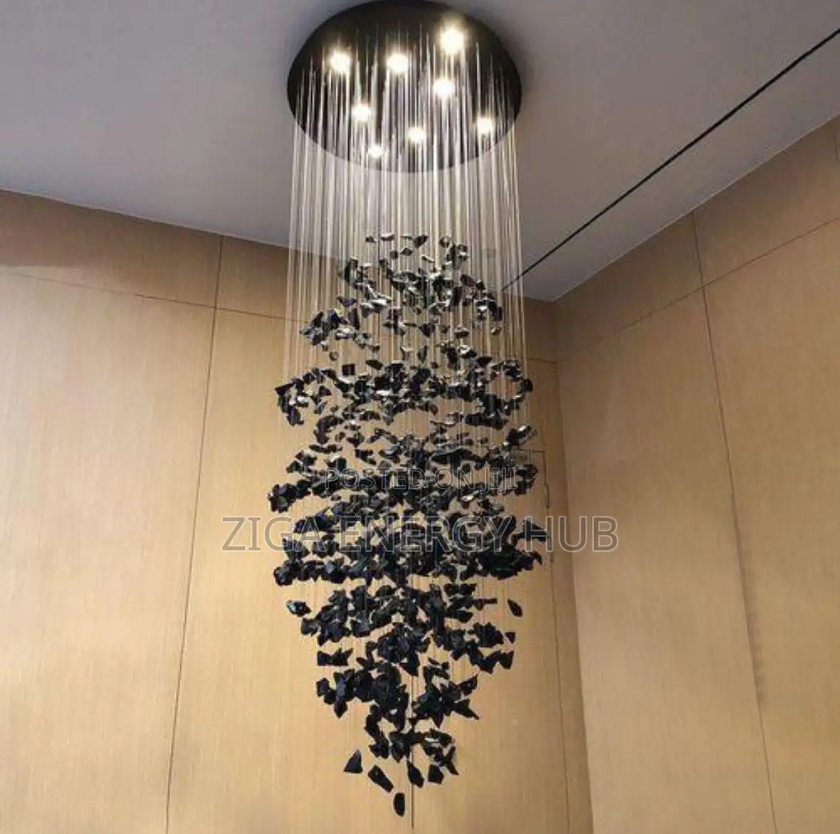 Crystal Stone Chandelier Light
