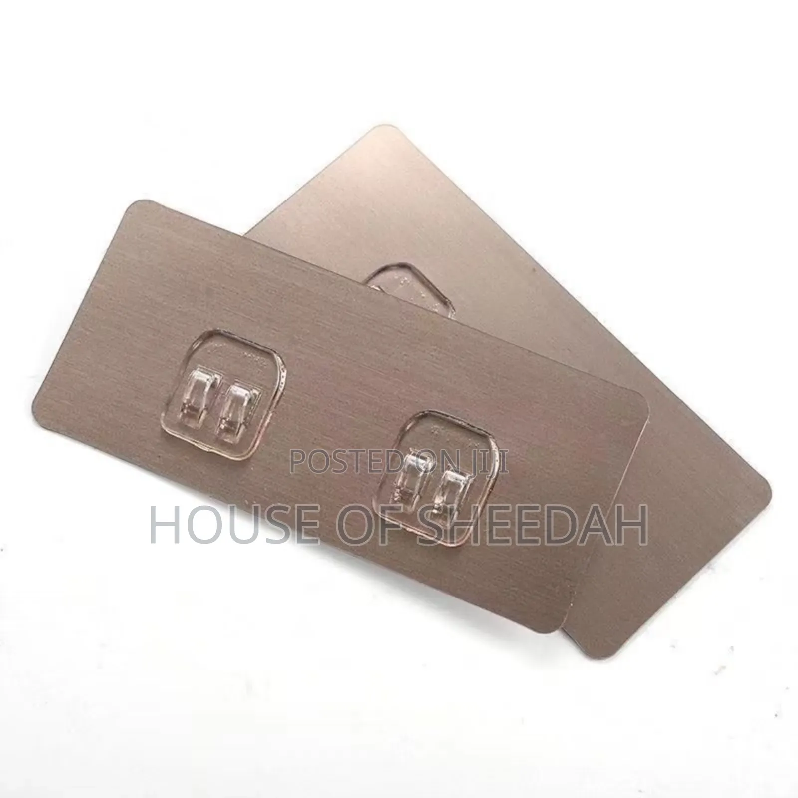 Heavy-Duty Adhesive Wall Hooks or Replacement Stickers 12pcs