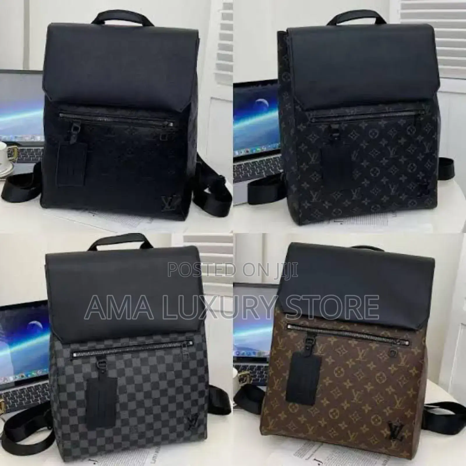Louis Vuitton Quality Unisex Designer Bag Packs