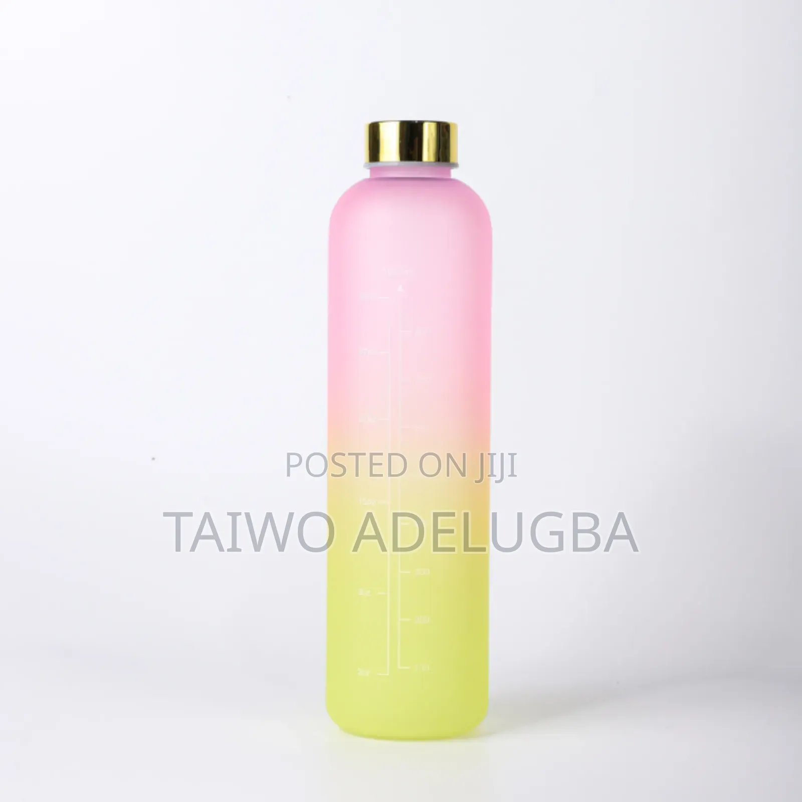 1l Quality Water Bottle With Time Marker