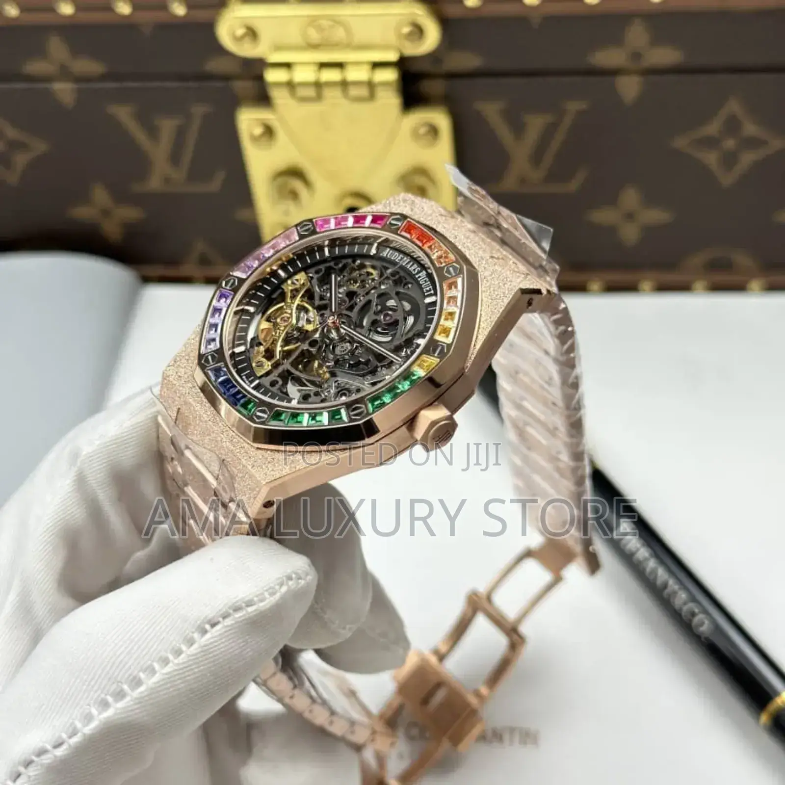Audemars Piguet Luxury Frosted Strap Men's Designer Wristwatches