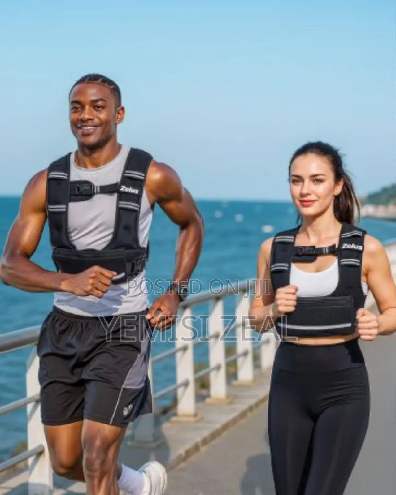 5kg, 10kg Weighted Vest With Phone Pouch