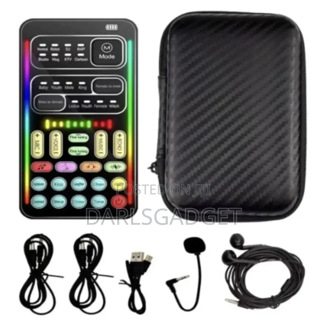 Professional Live Sound Card Voice Changer Kit