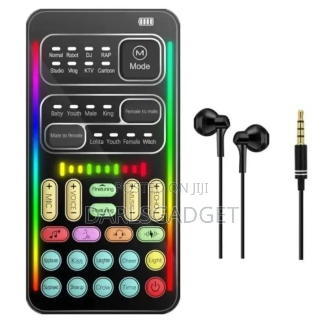 Professional Live Sound Card Voice Changer Kit