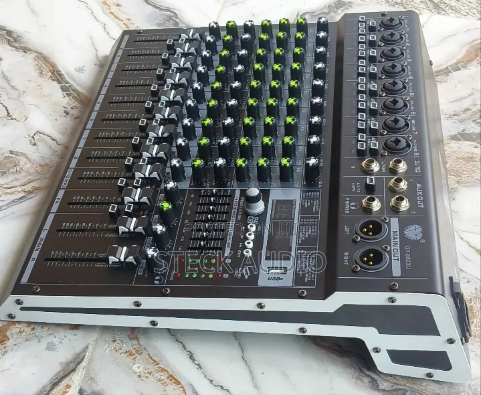 Gt-802ux Steck Audio 8 Channel Professional Mixer