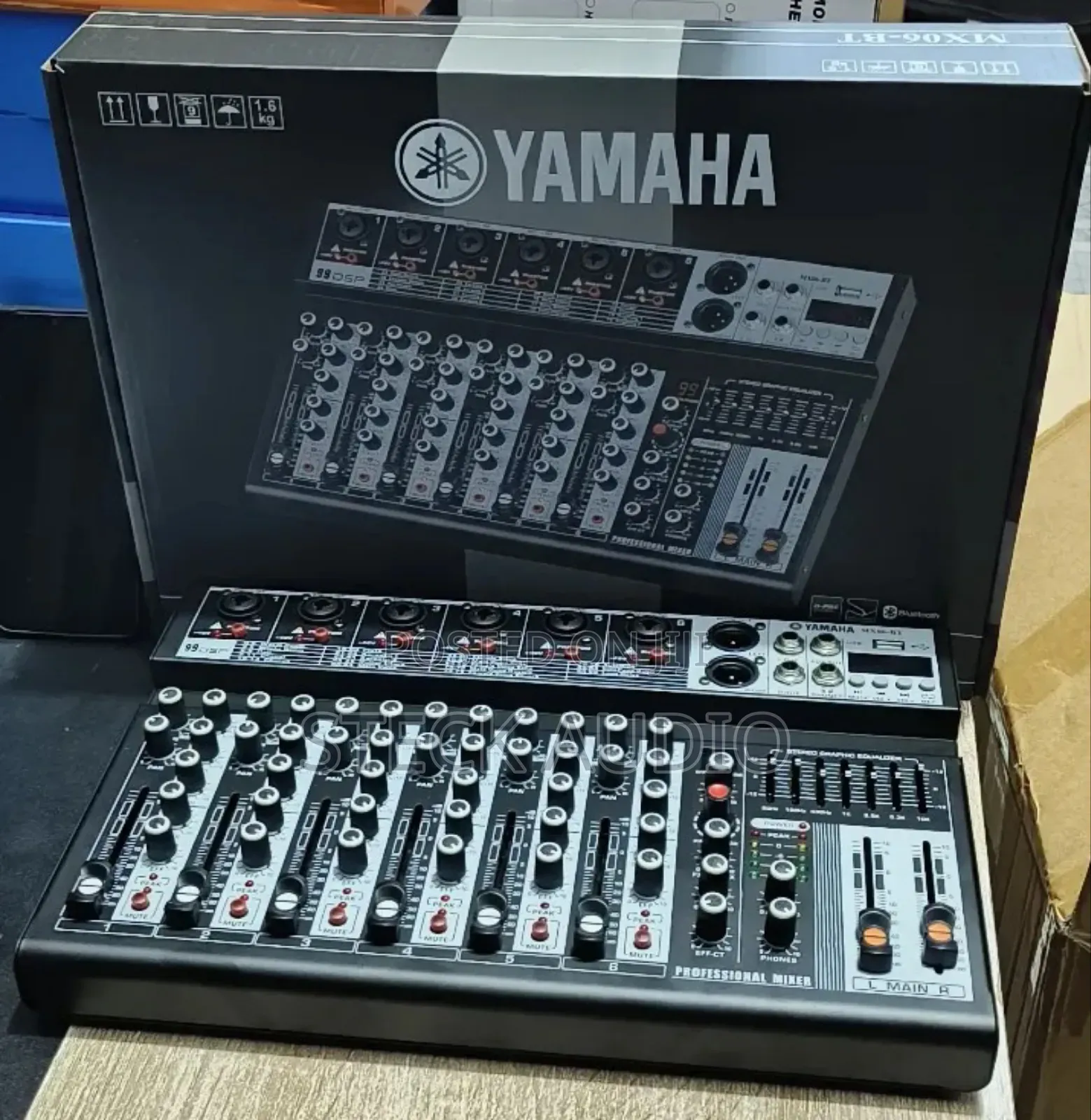 Yamaha Mx06bt; A 6chanel Bluetooth Medium Audio Mixer for Professional