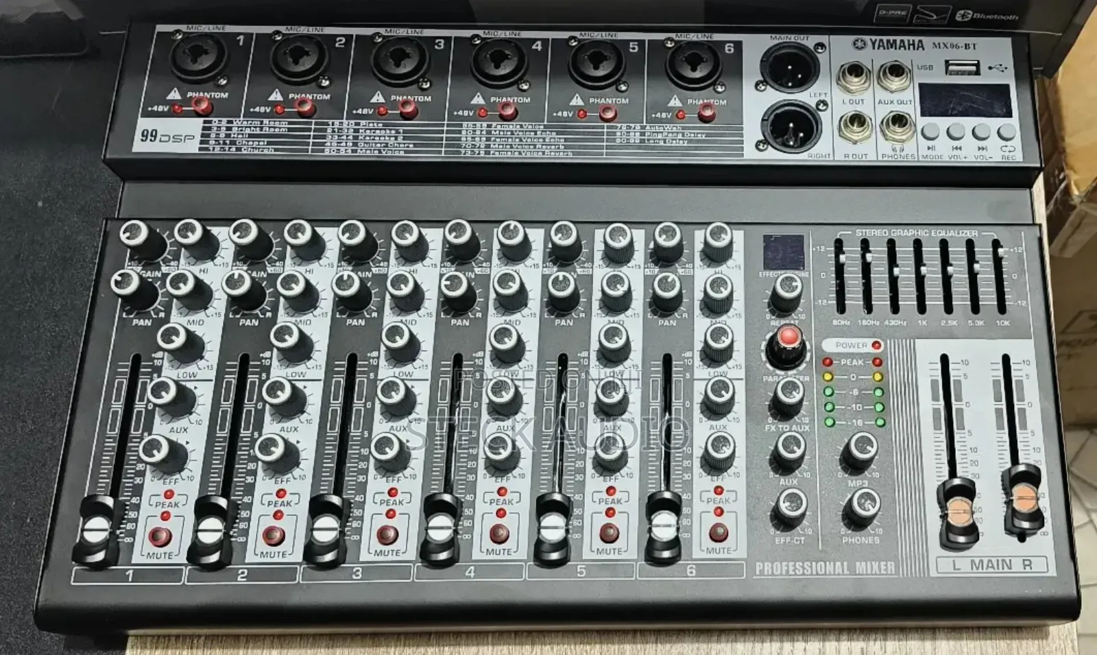 Yamaha Mx06bt; A 6chanel Bluetooth Medium Audio Mixer for Professional