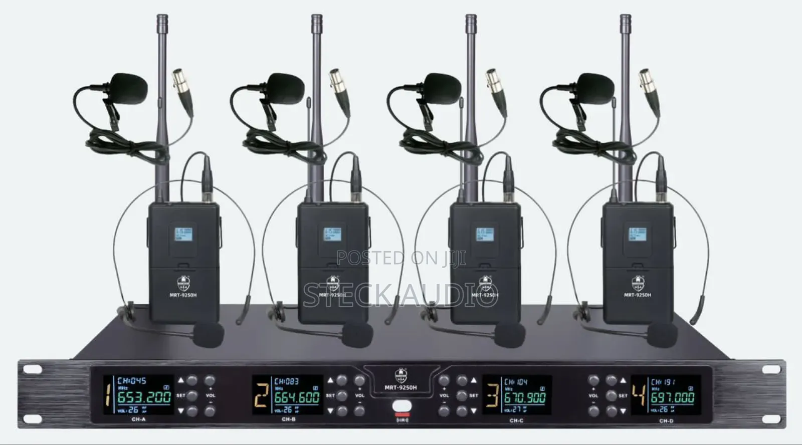 MRT-9250h Marktone 4channels Body Pack Wireless Microphone