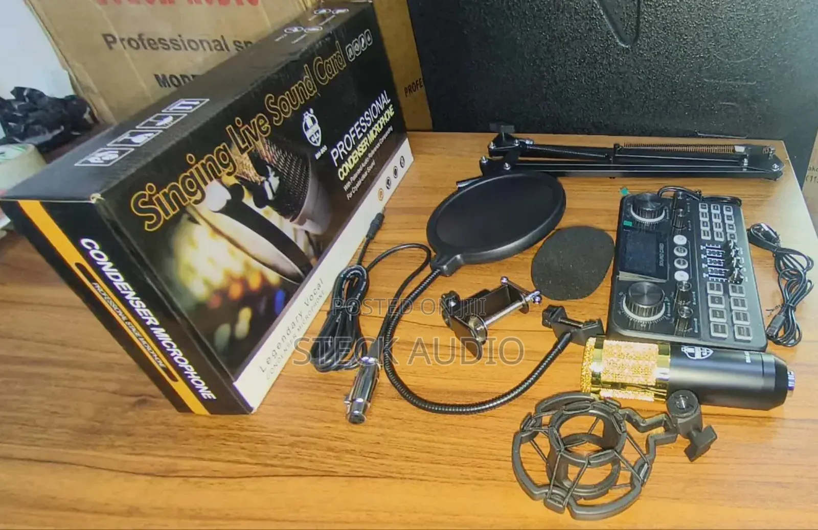Marktone Usa Bm800 Singing Live Sound Card With Studio Microphone