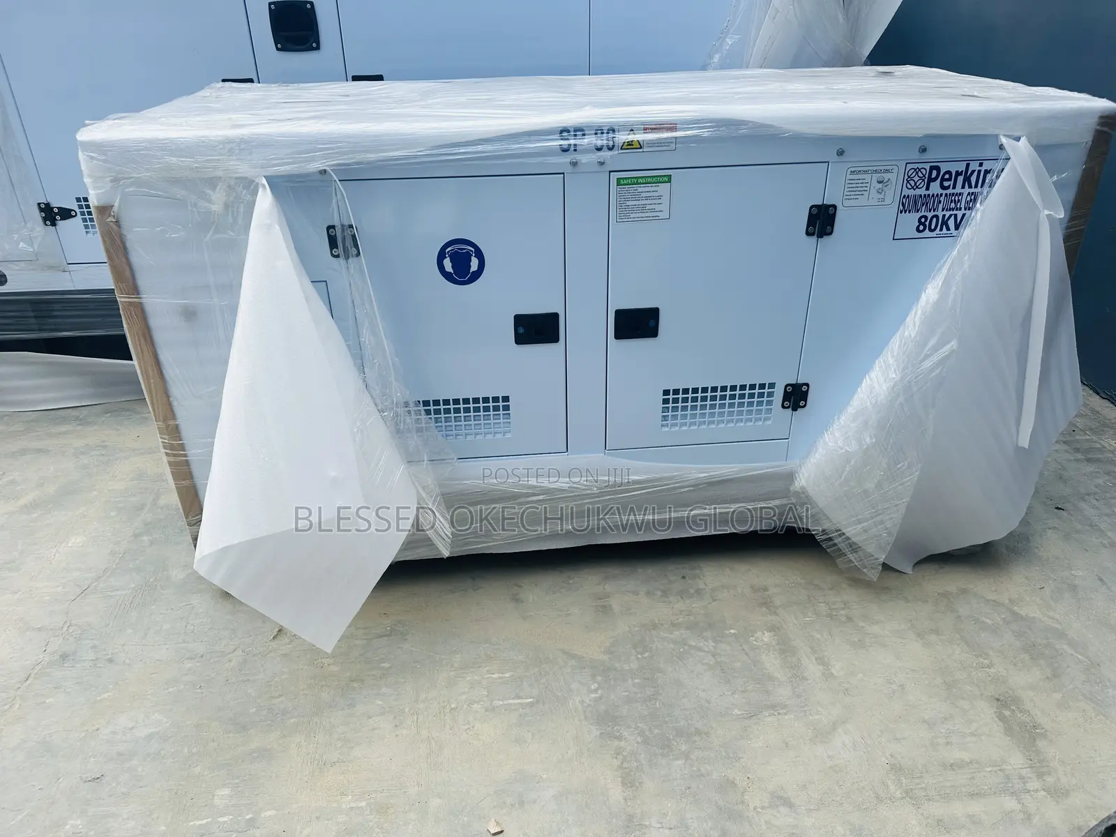 ~Sp80kva Perkins Soundproof Generator Noiseless Coolest Generator