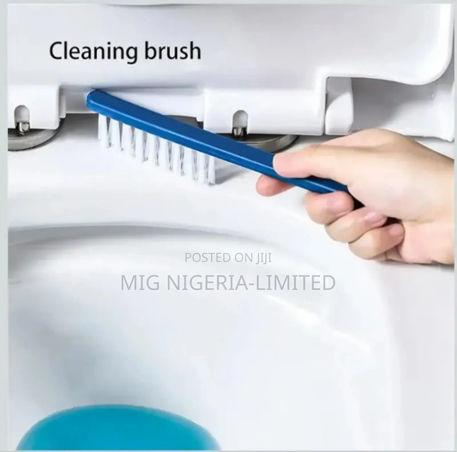 3 in 1 Toilet Brush With Holder White
