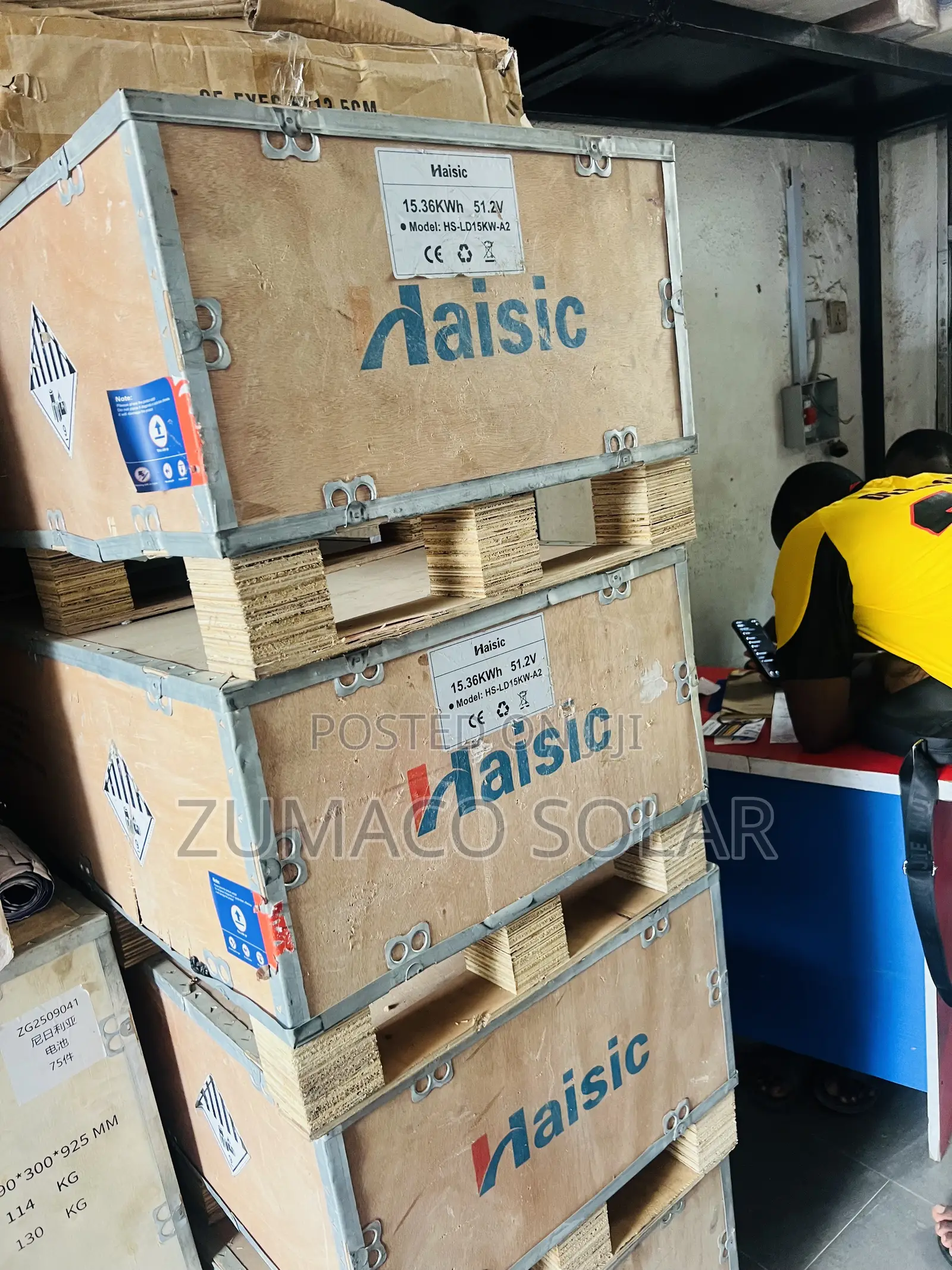 15kwh Haisic Lithium Ion Battery 51.2v