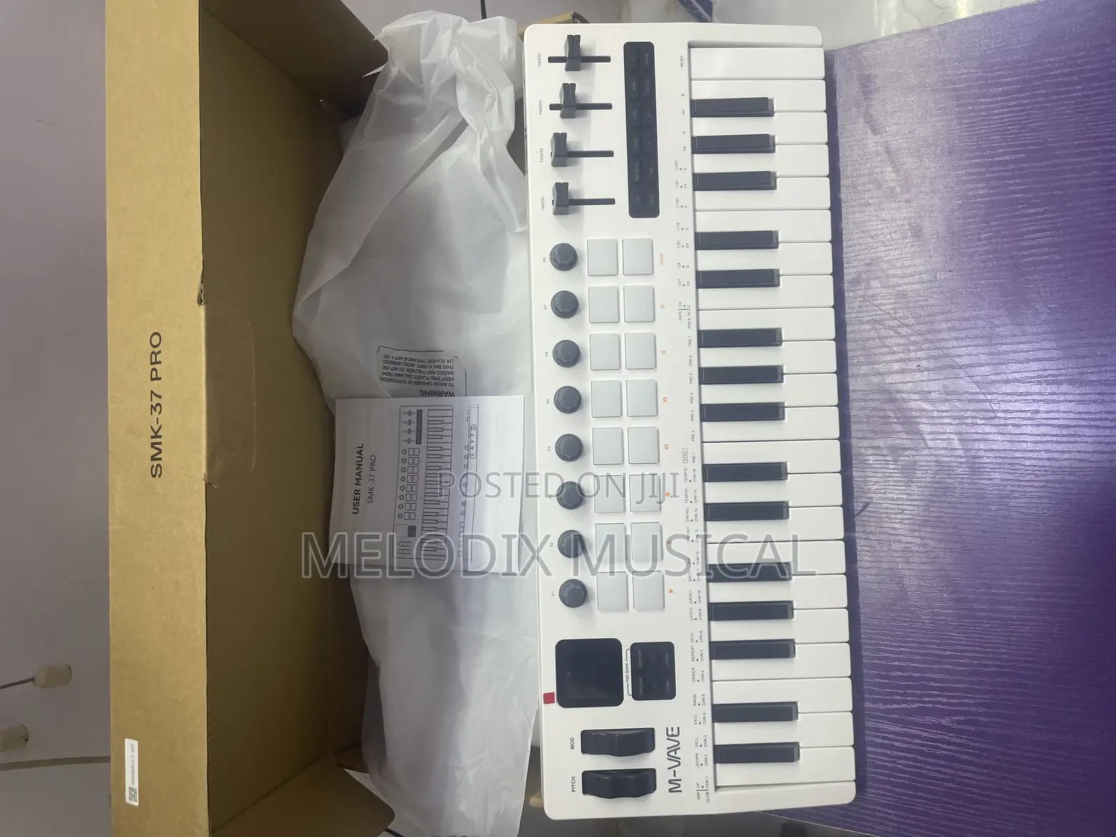 M-Vave SMK-37 Pro Midi Controller