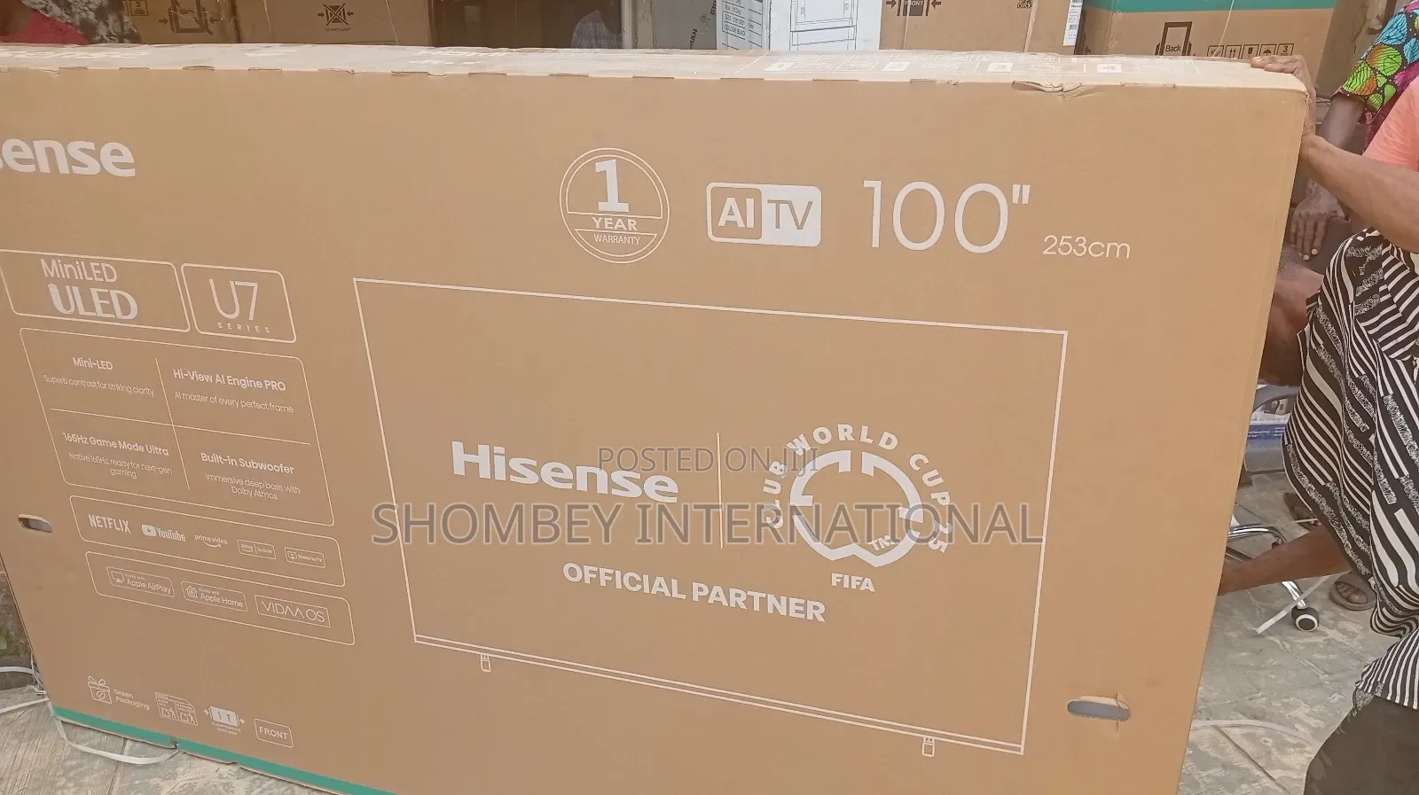 Hisense 100" Uled Smart Tv