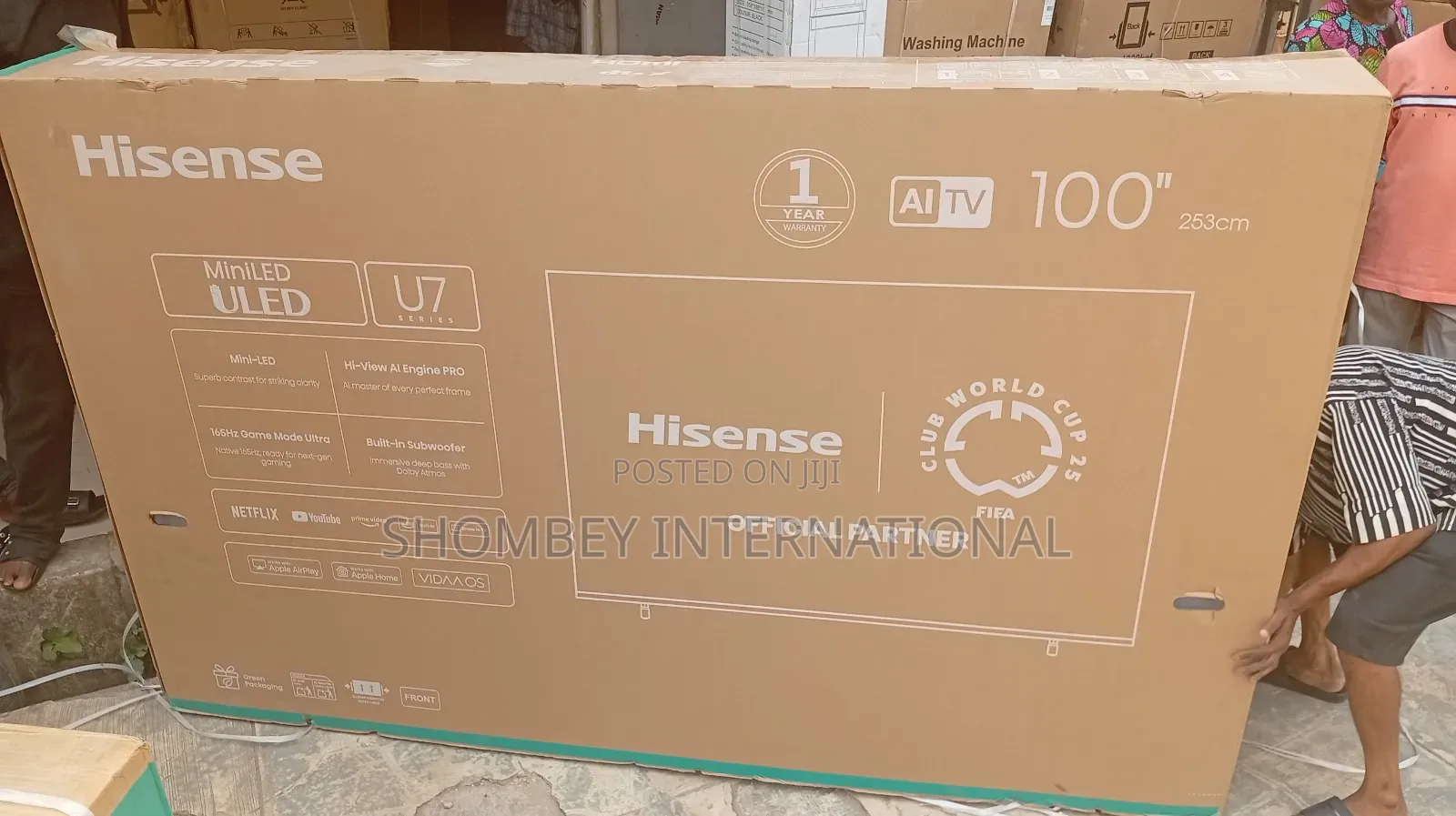 Hisense 100" Uled Smart Tv