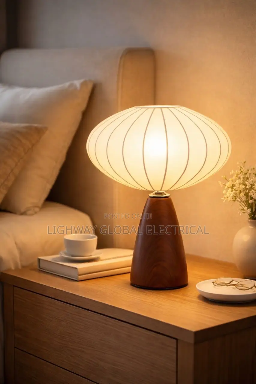 Creative Minimalist Led Silk Luxury Table Lamp