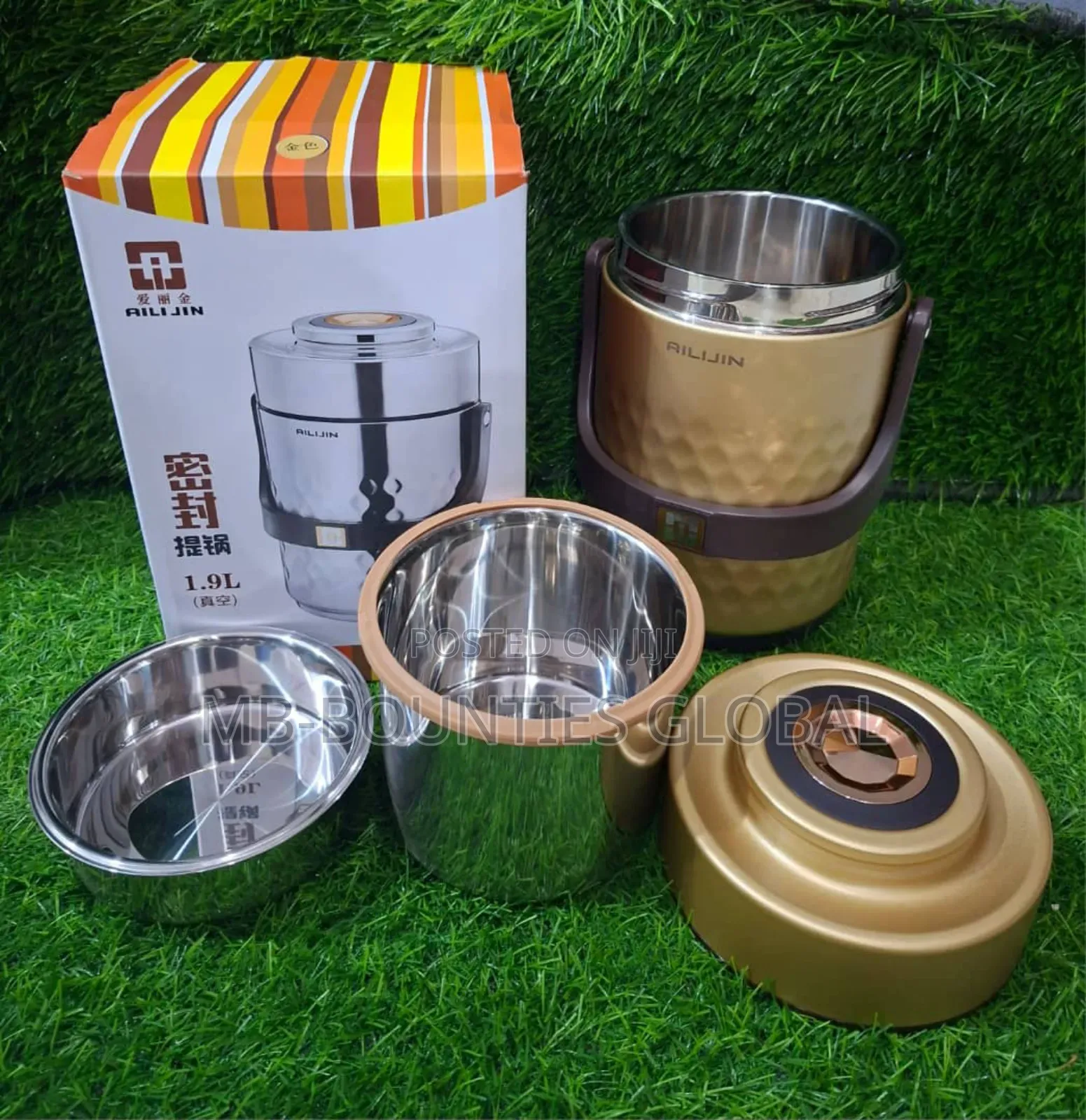 Ailjin Food Flask - Hot/Cold Preservation 1.9l 2.6l Available