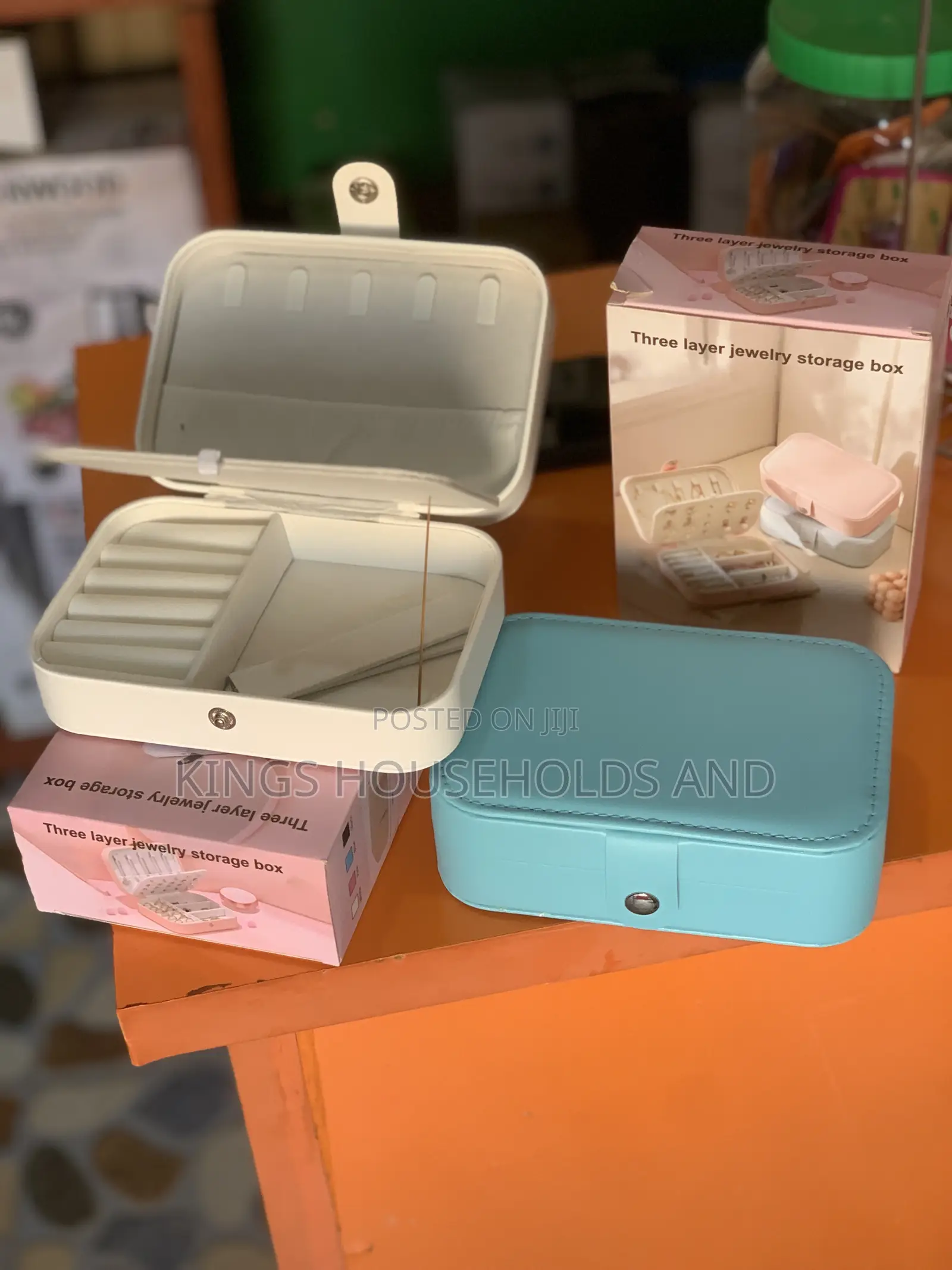 3 Layer Jewelry Storage Box