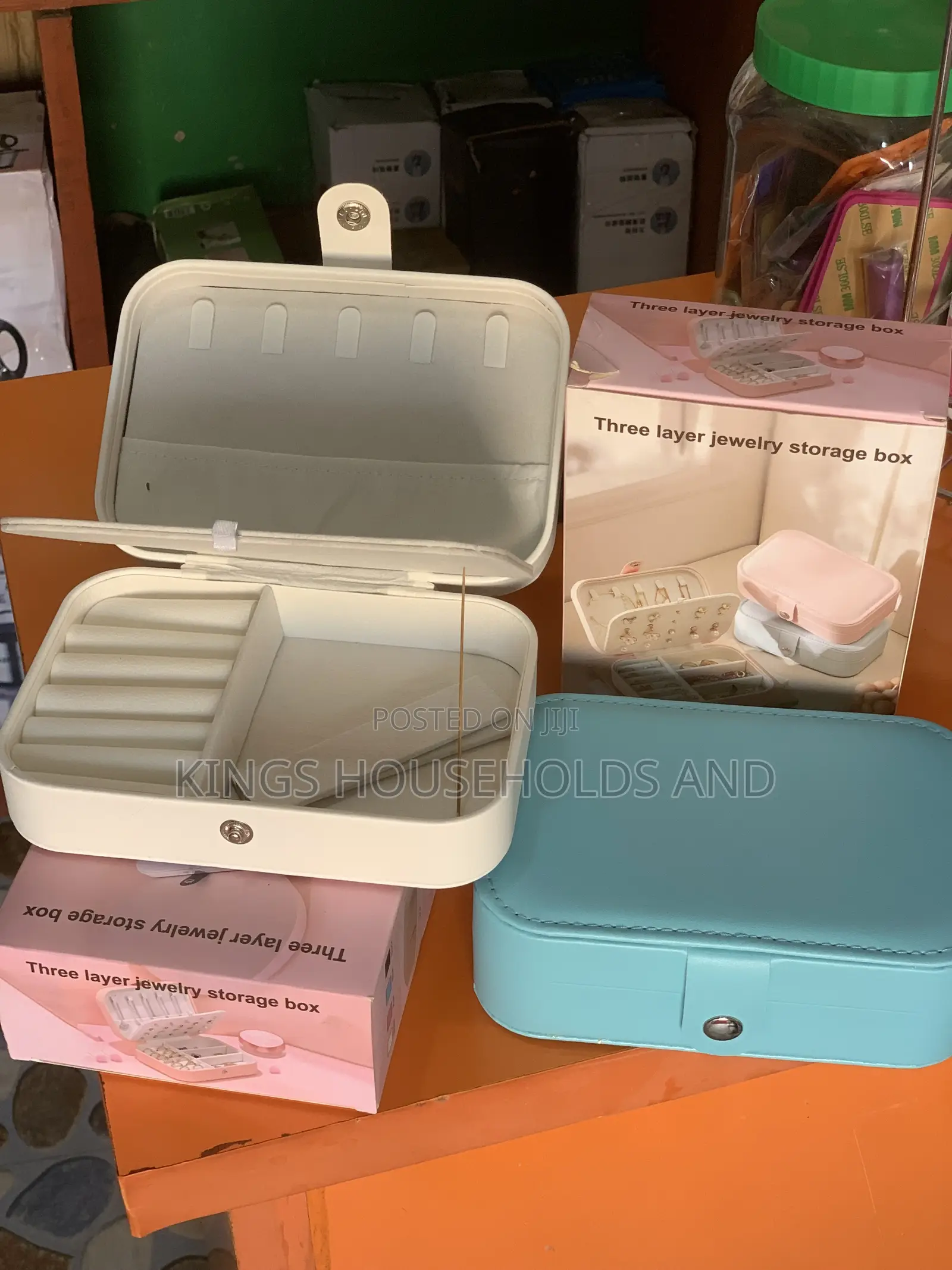 3 Layer Jewelry Storage Box