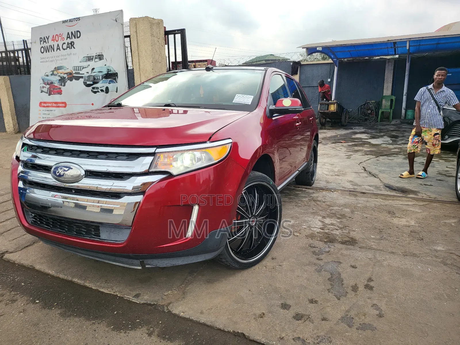 Ford Edge Sport 4dr SUV AWD (2.7L 6cyl Turbo 6A) 2015 Red