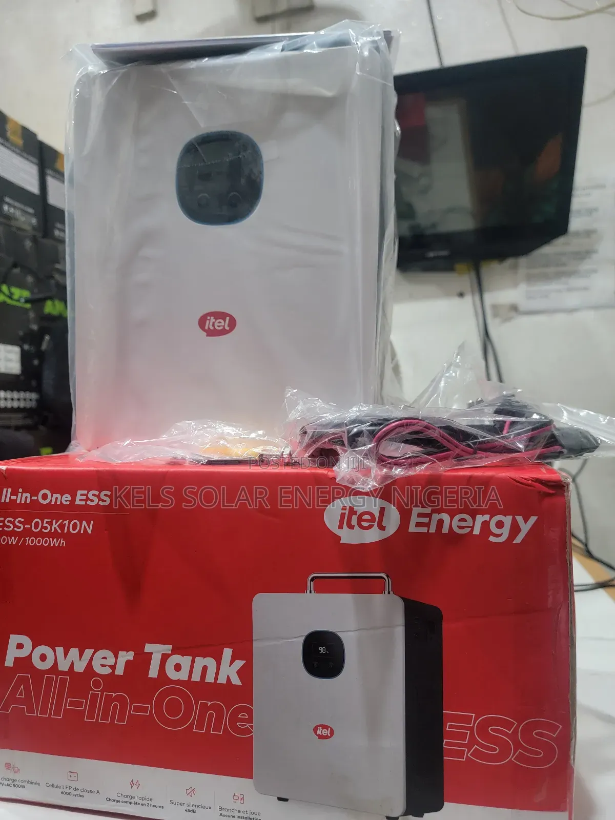 1kwh Itel Solar Generator With 450w Panel