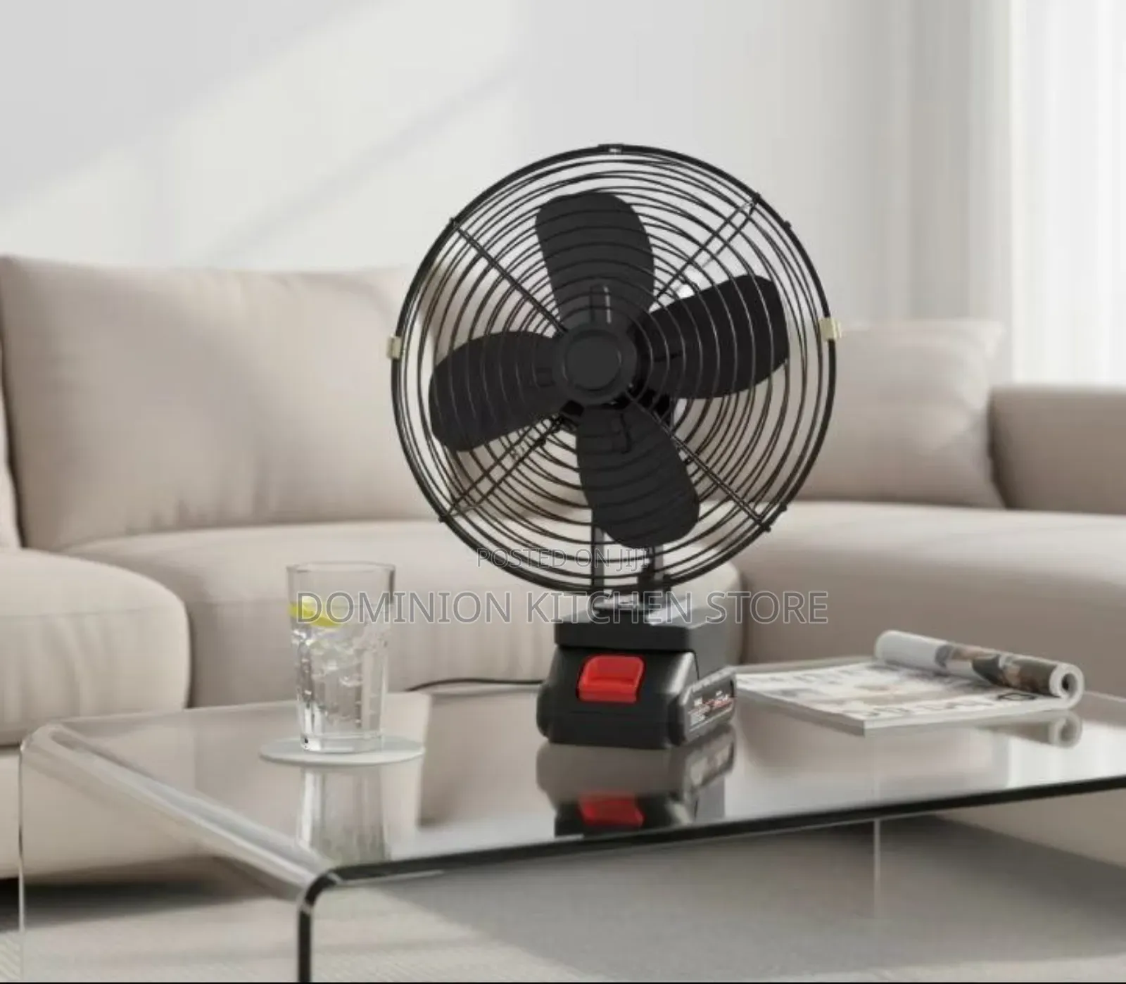 Portable Fan With 2 Battery