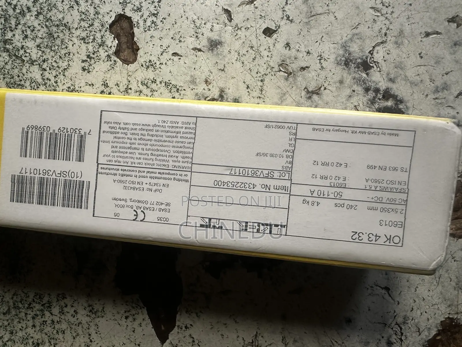 Esab Electrode 6013 2.5mm