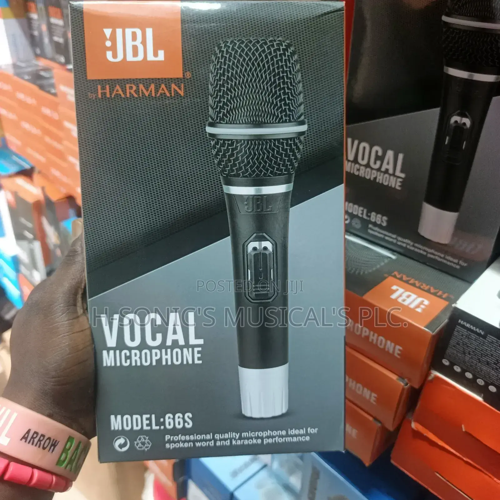 Original JBL 66s Vocal Dynamic Microphone.