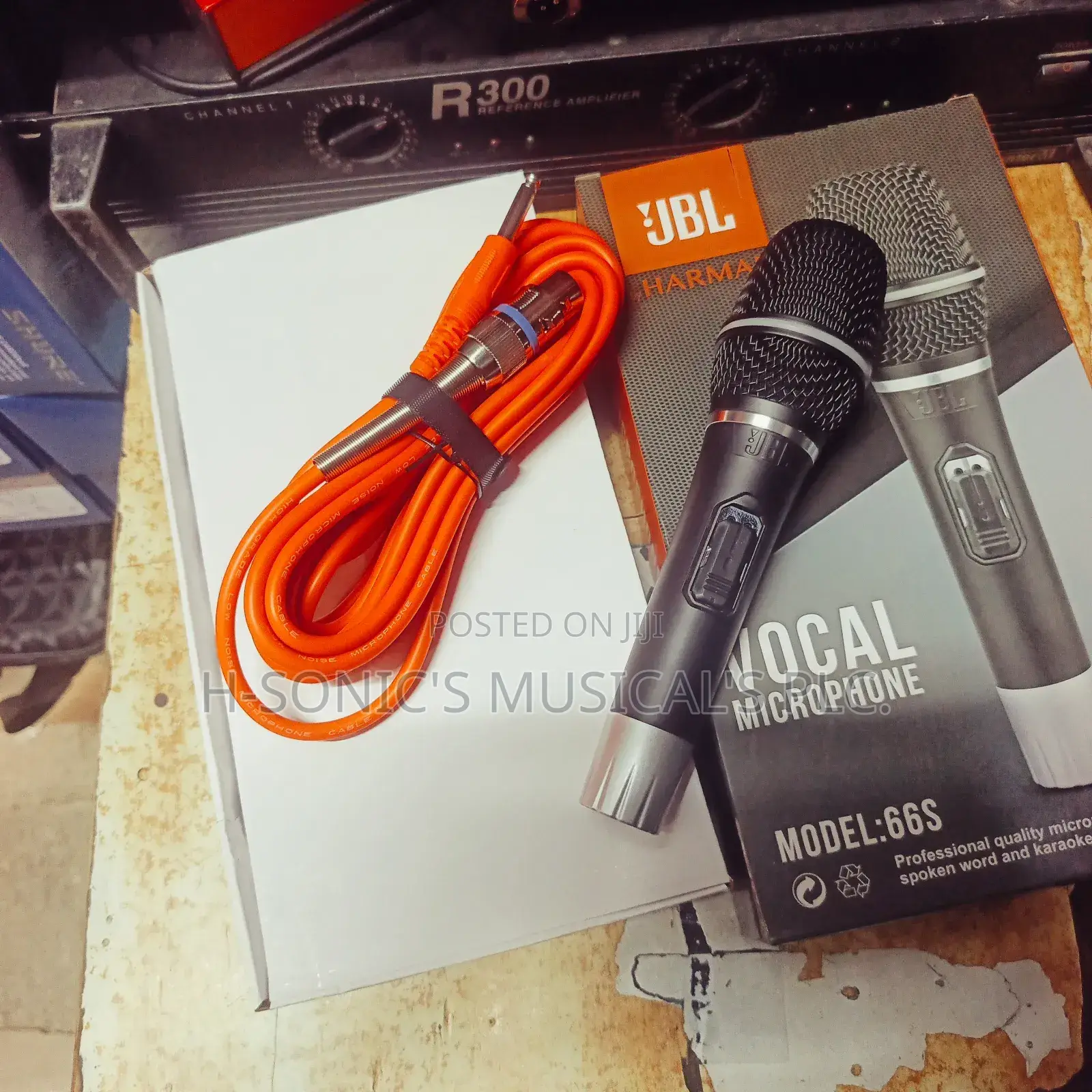Original JBL 66s Vocal Dynamic Microphone.