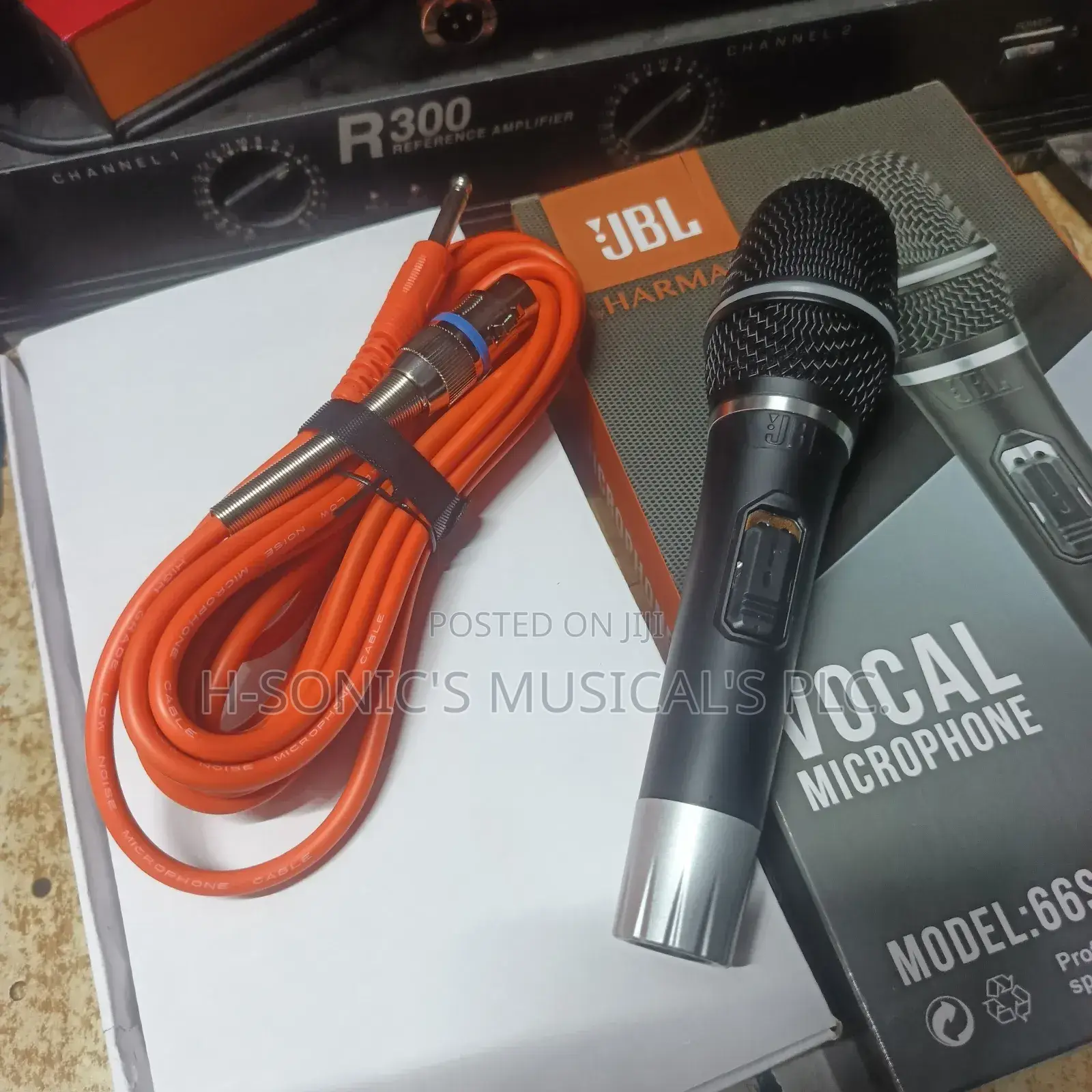 Original JBL 66s Vocal Dynamic Microphone.