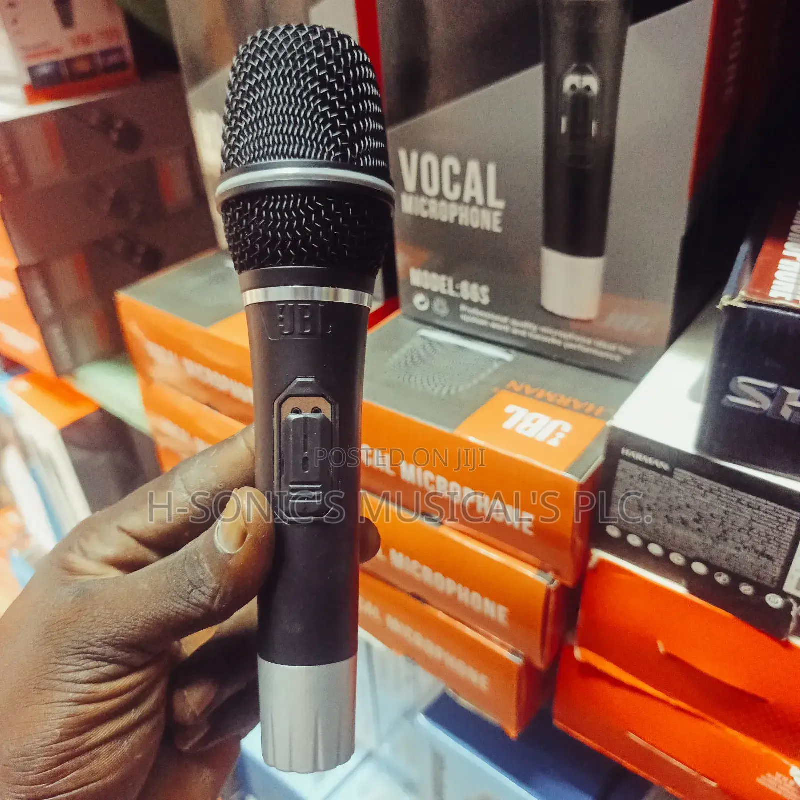 Original JBL 66s Vocal Dynamic Microphone.
