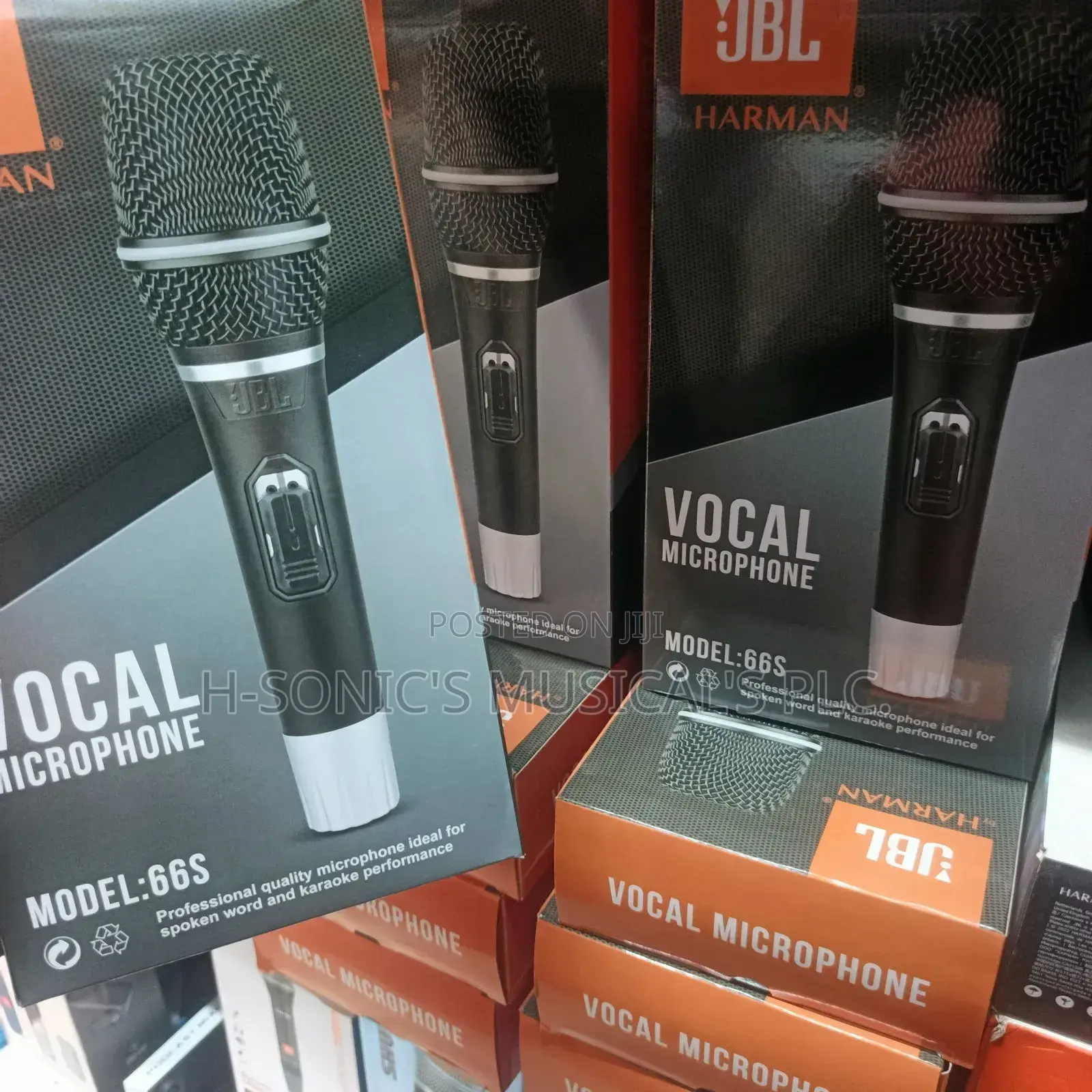 Original JBL 66s Vocal Dynamic Microphone.