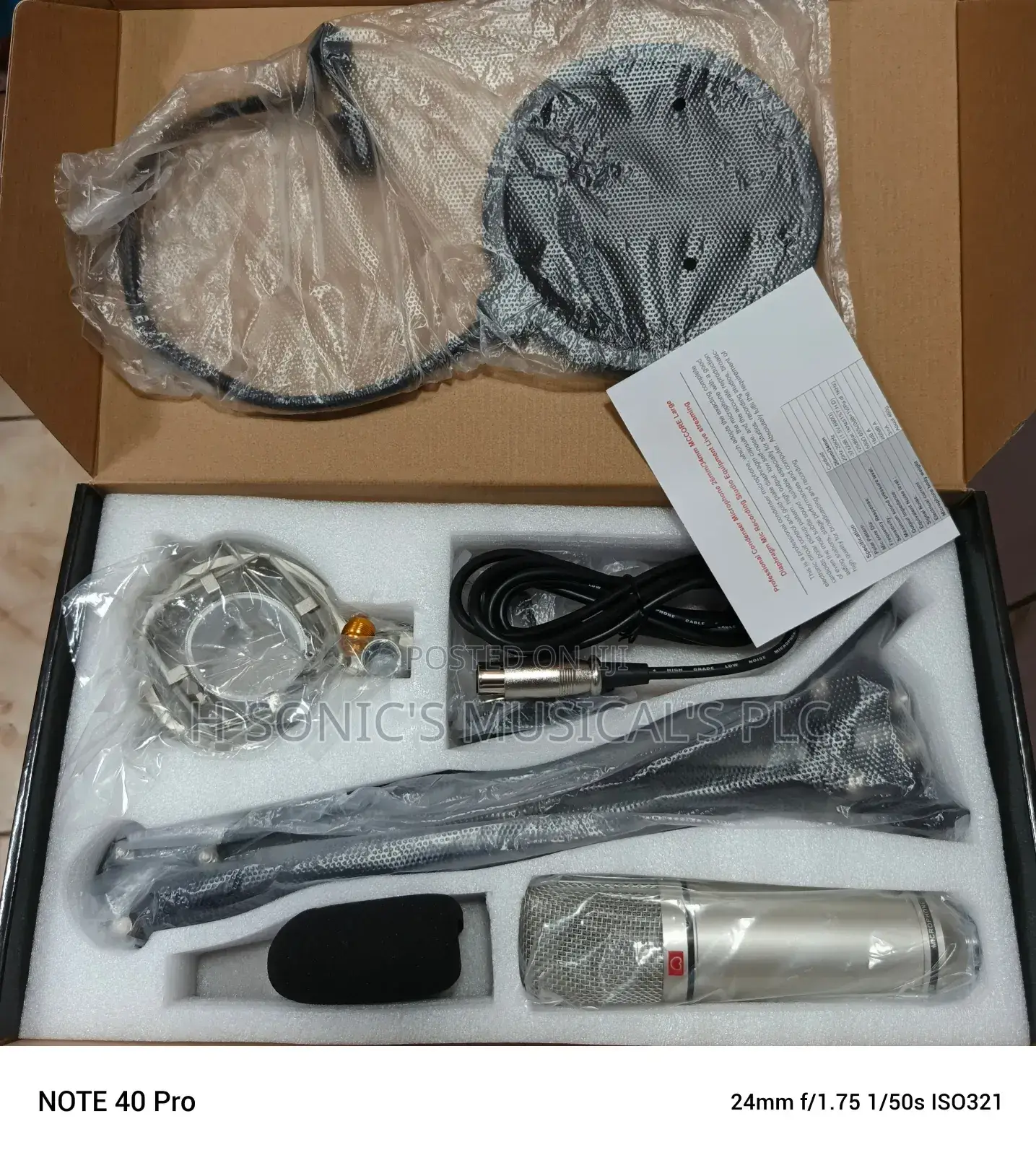 Complete Neumann U87 Condenser Microphone.